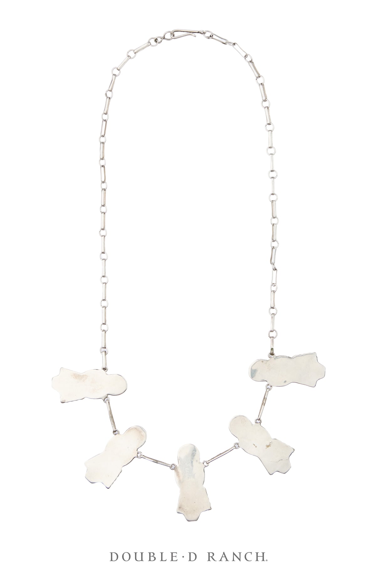 Necklace, Inlay, Mother of Pearl &amp; Other Southwest Stones, Zuni Corn Maiden, Hallmark, Vintage, 3997