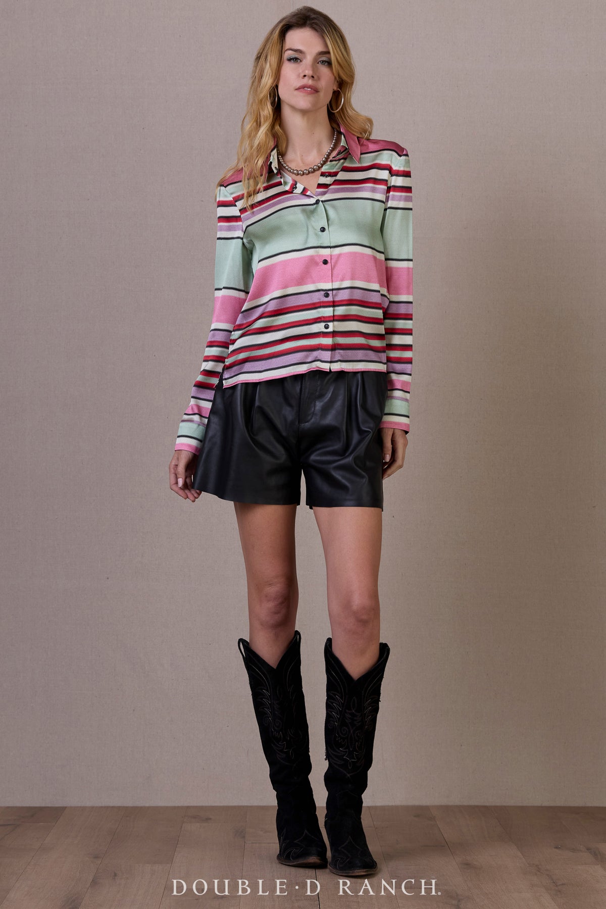 Blouse, Round Top Serape