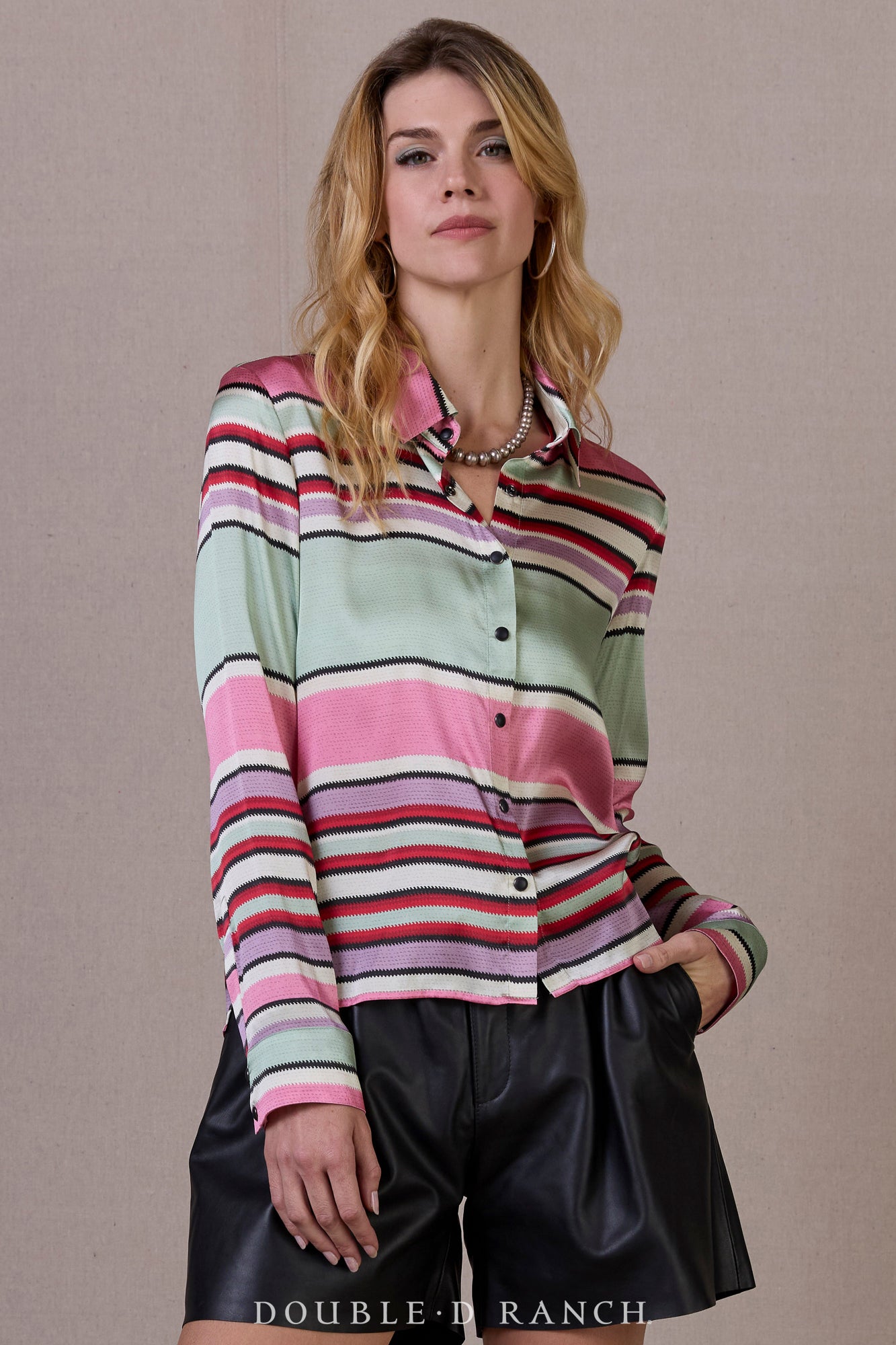 Blouse, Round Top Serape