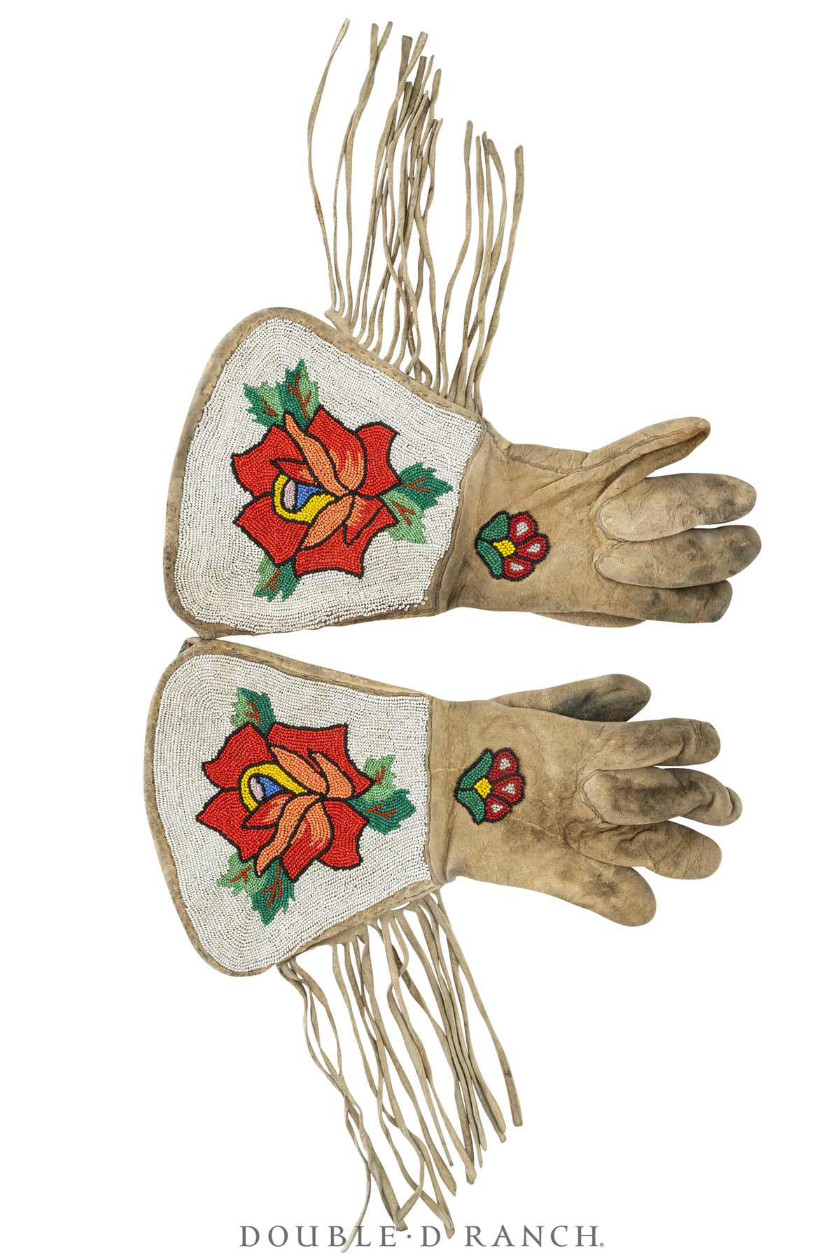 Miscellaneous, Gauntlets, Beaded, Floral, Plateau, Vintage, ‘40s, 1166