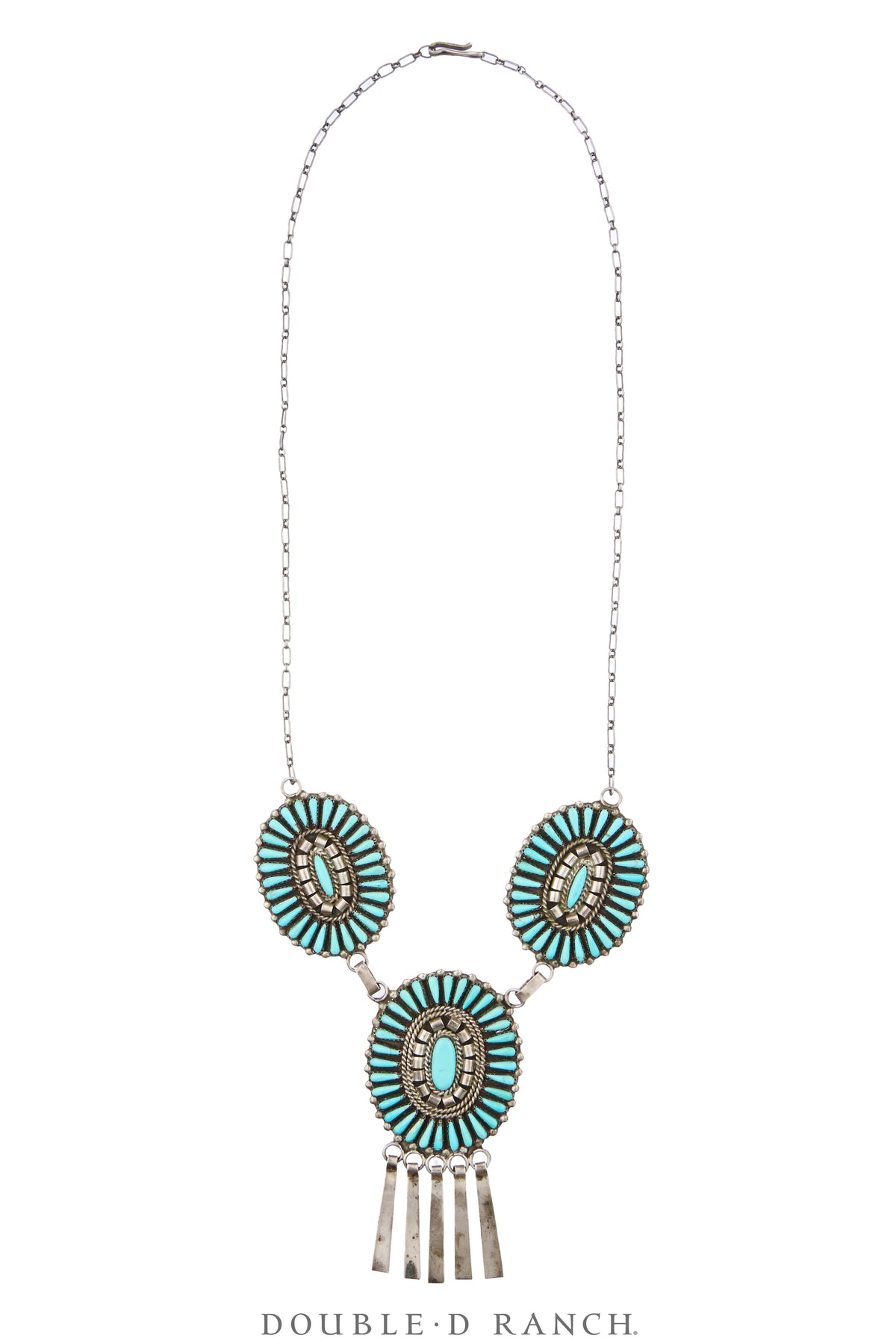 Necklace, Princess, Turquoise, Cluster, Hallmark, Vintage ‘80s, 3989