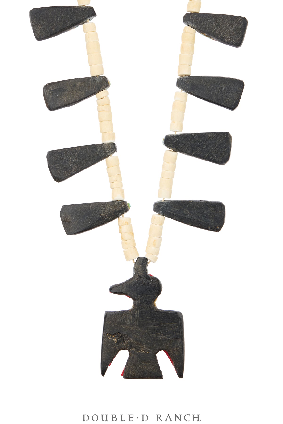 Necklace, Thunderbird, Santo Domingo Depression, Battery Bird, Vintage, 1940's, 3999