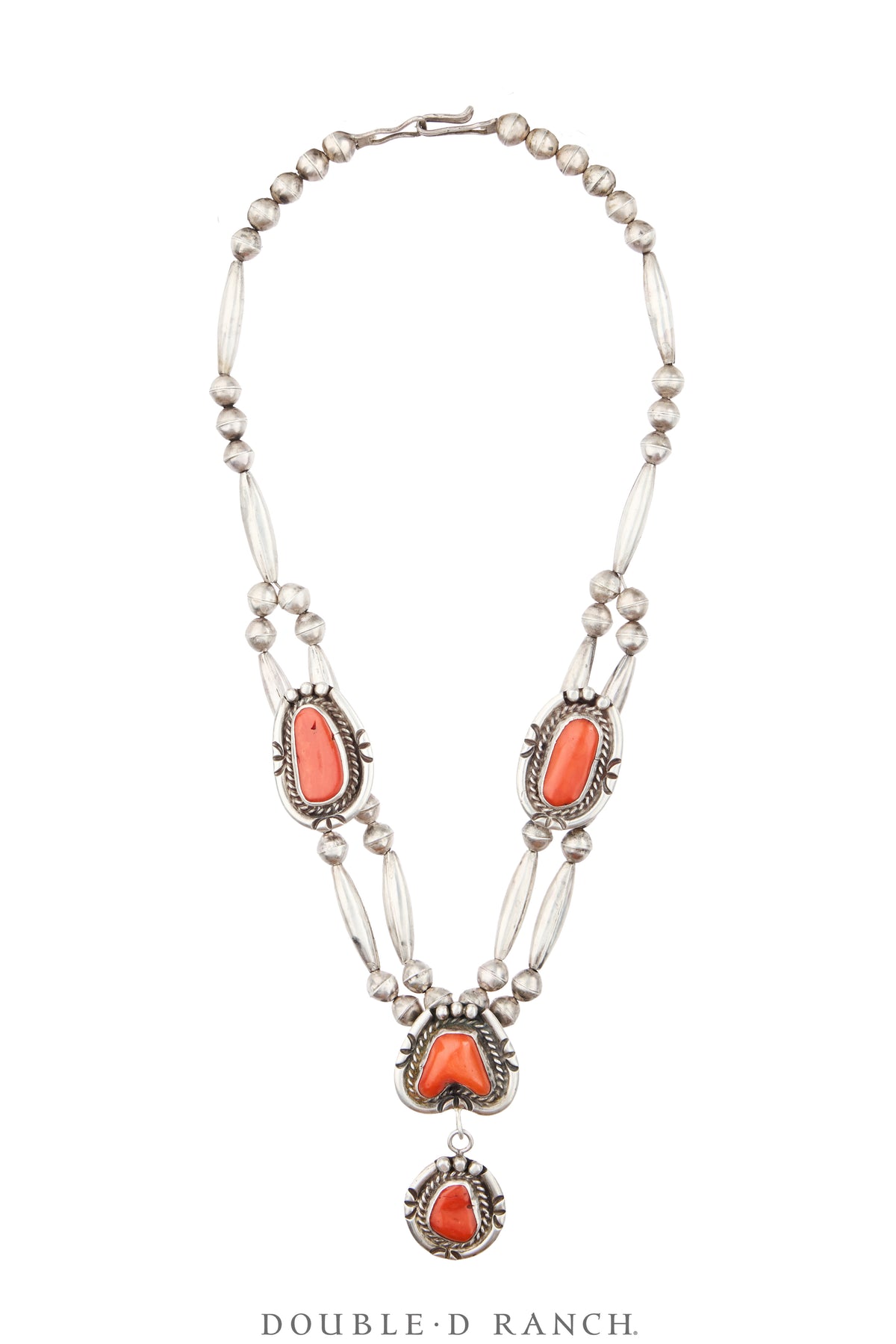 Necklace, Princess, Coral, Sans Hallmark, Vintage, 3987