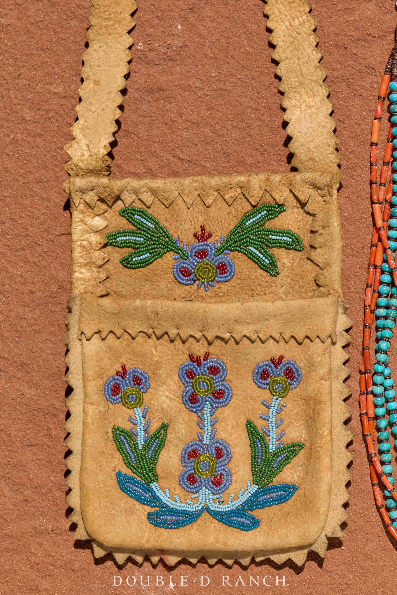 Bag, Possibles, Beaded, Woodlands, Vintage ‘30s- ‘40s, 1361