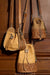 Bag, Tooled Small Bucket Bag, 1256