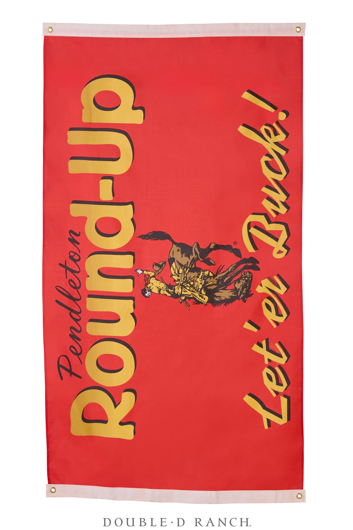 Art, Banner, Pendelton Round Up, "Let ‘er Buck!" Original, New Old Stock, 1348