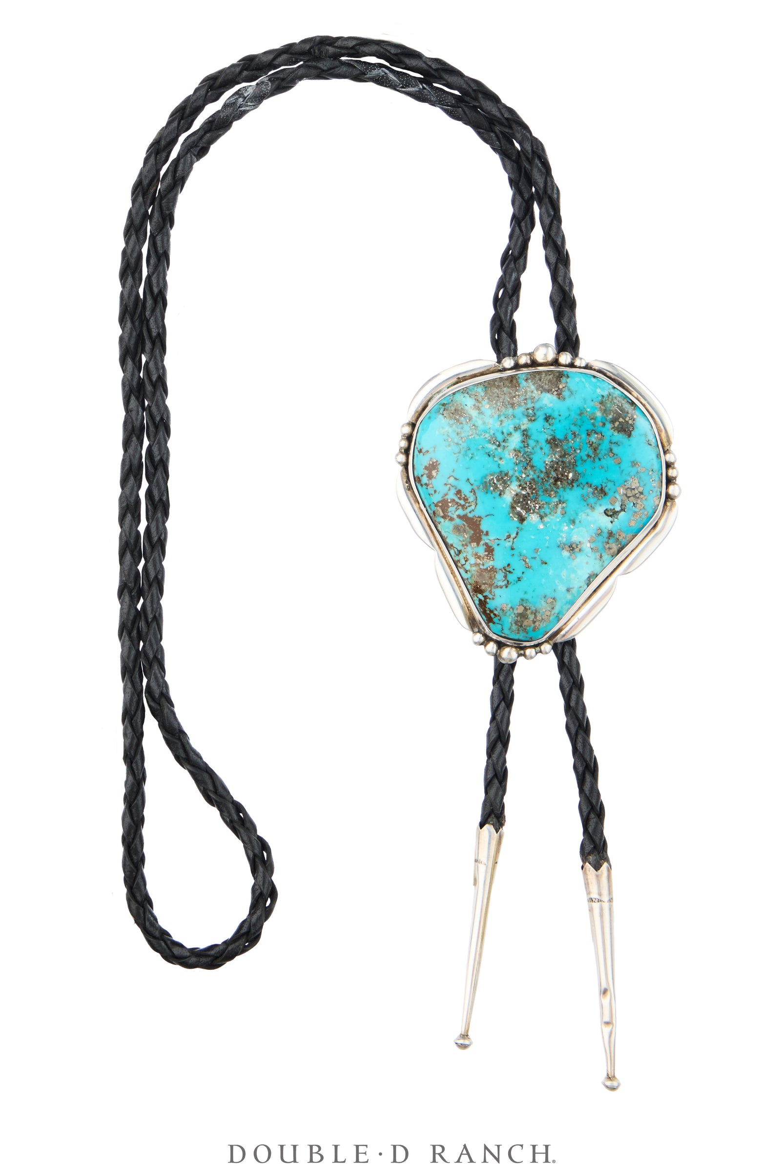 Bolo, Natural Stone, Turquoise, Slab, Sans Hallmark, Vintage, 4038