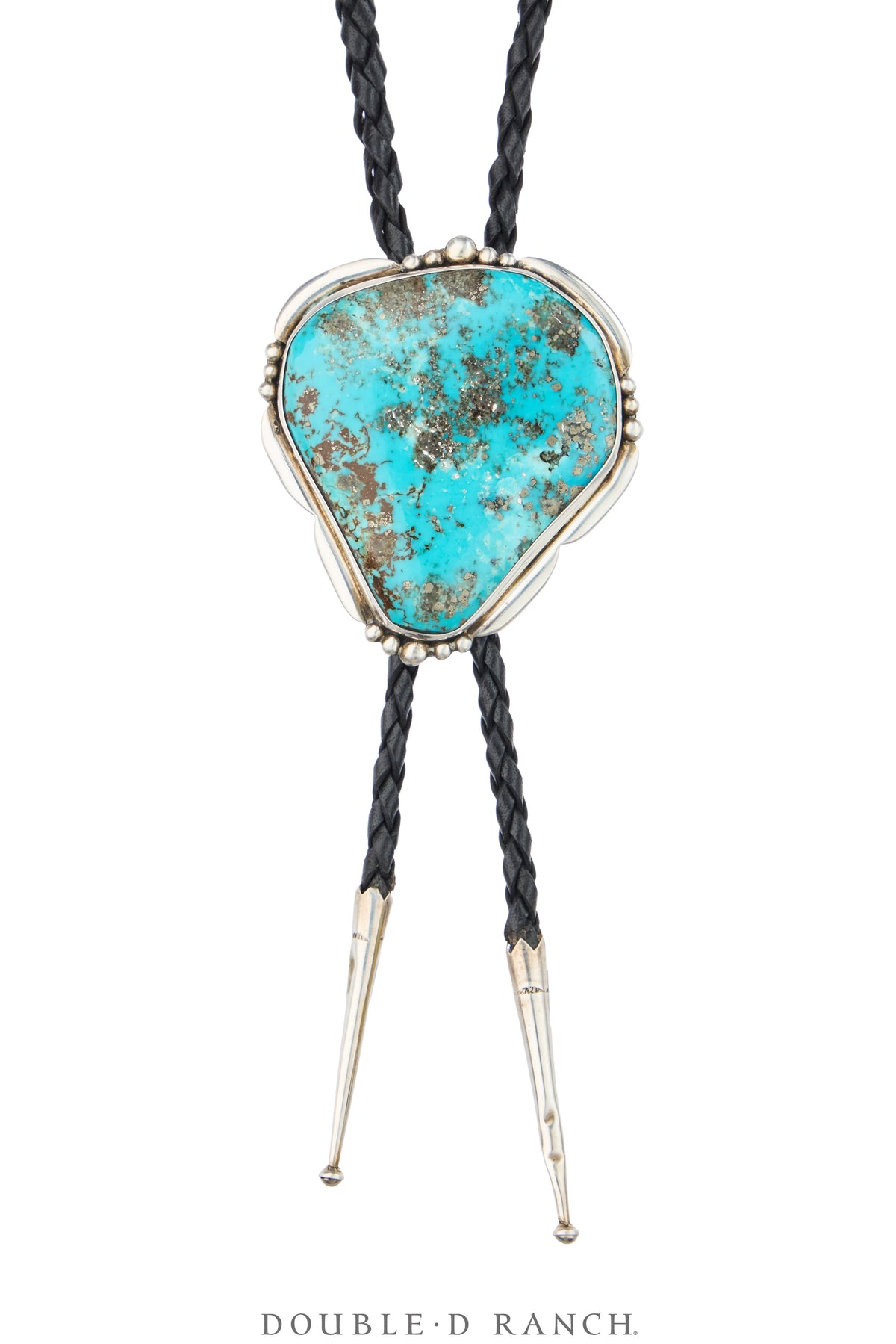 Bolo, Natural Stone, Turquoise, Slab, Sans Hallmark, Vintage, 4038
