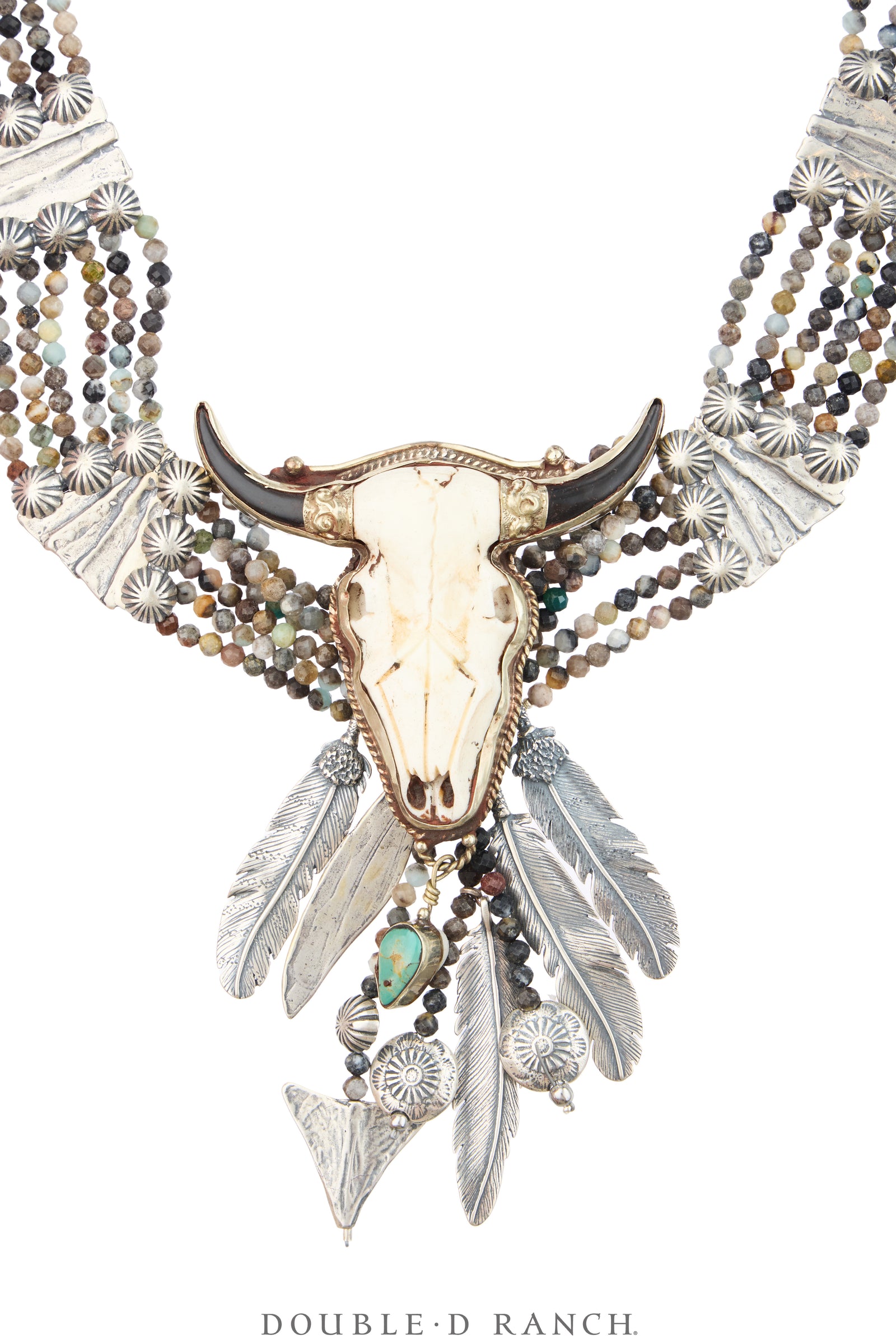 Necklace, Mummy's Bundle, by Double D Ranch, Nokomis, Longhorn, 105A