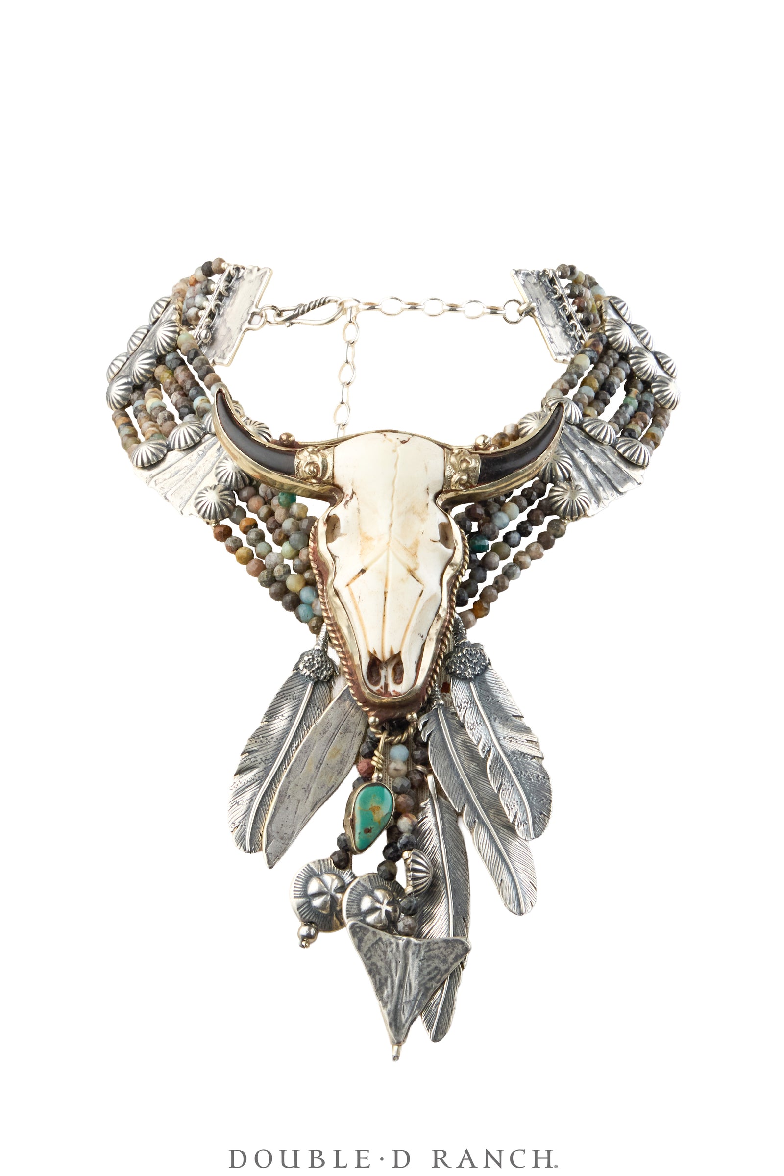 Necklace, Mummy's Bundle, by Double D Ranch, Nokomis, Longhorn, 105A