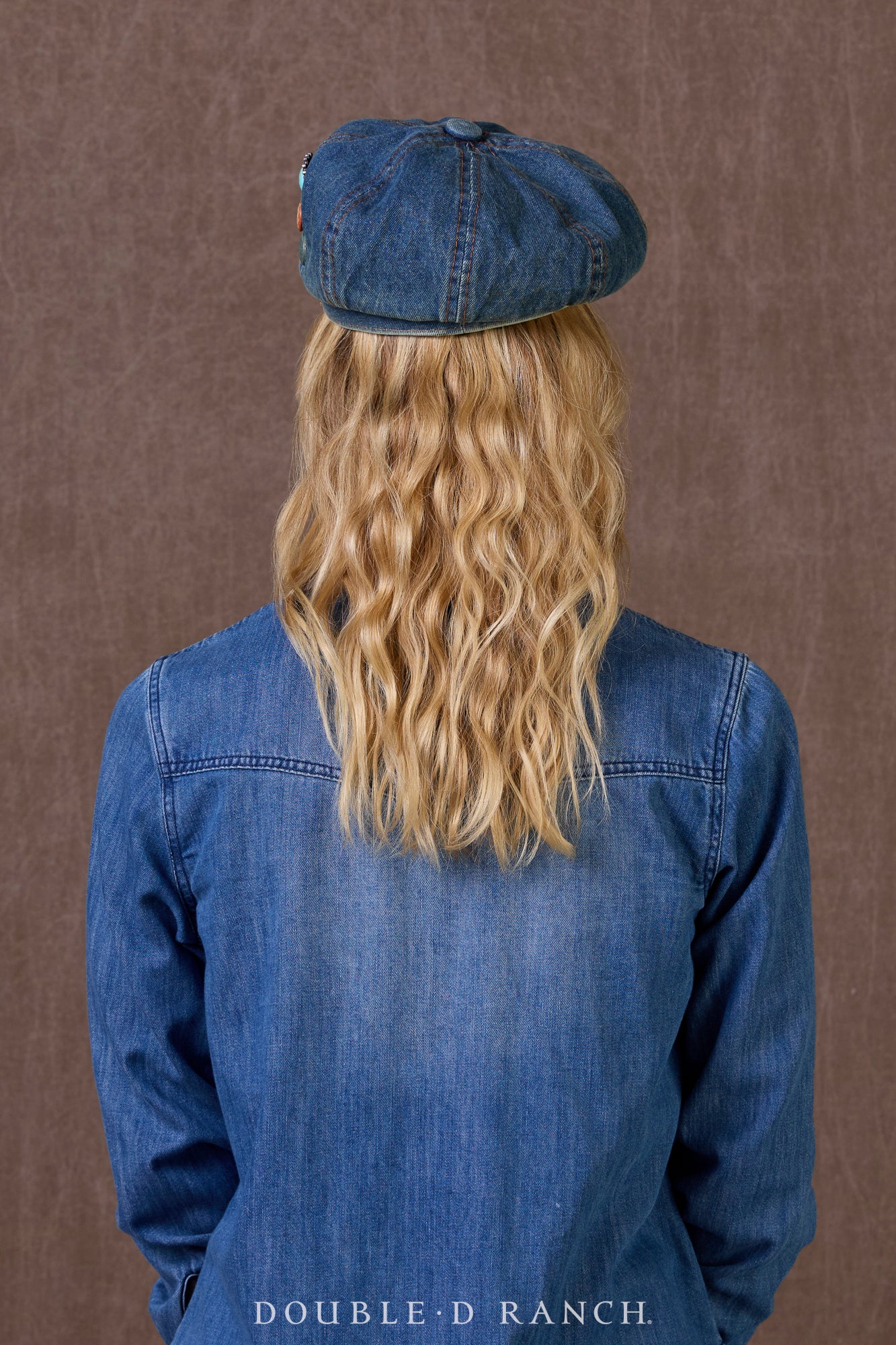 Double D Newsboy Hat with pins