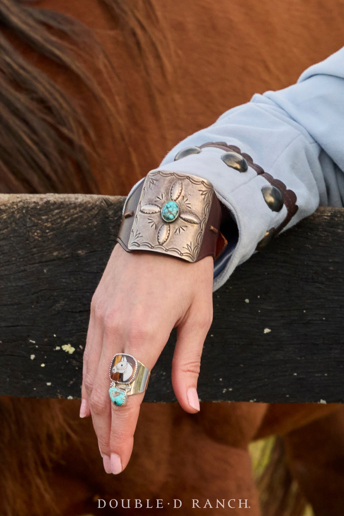 Ketoh, Stamped, Turquoise, Buffalo Hallmark, Contemporary , 3669