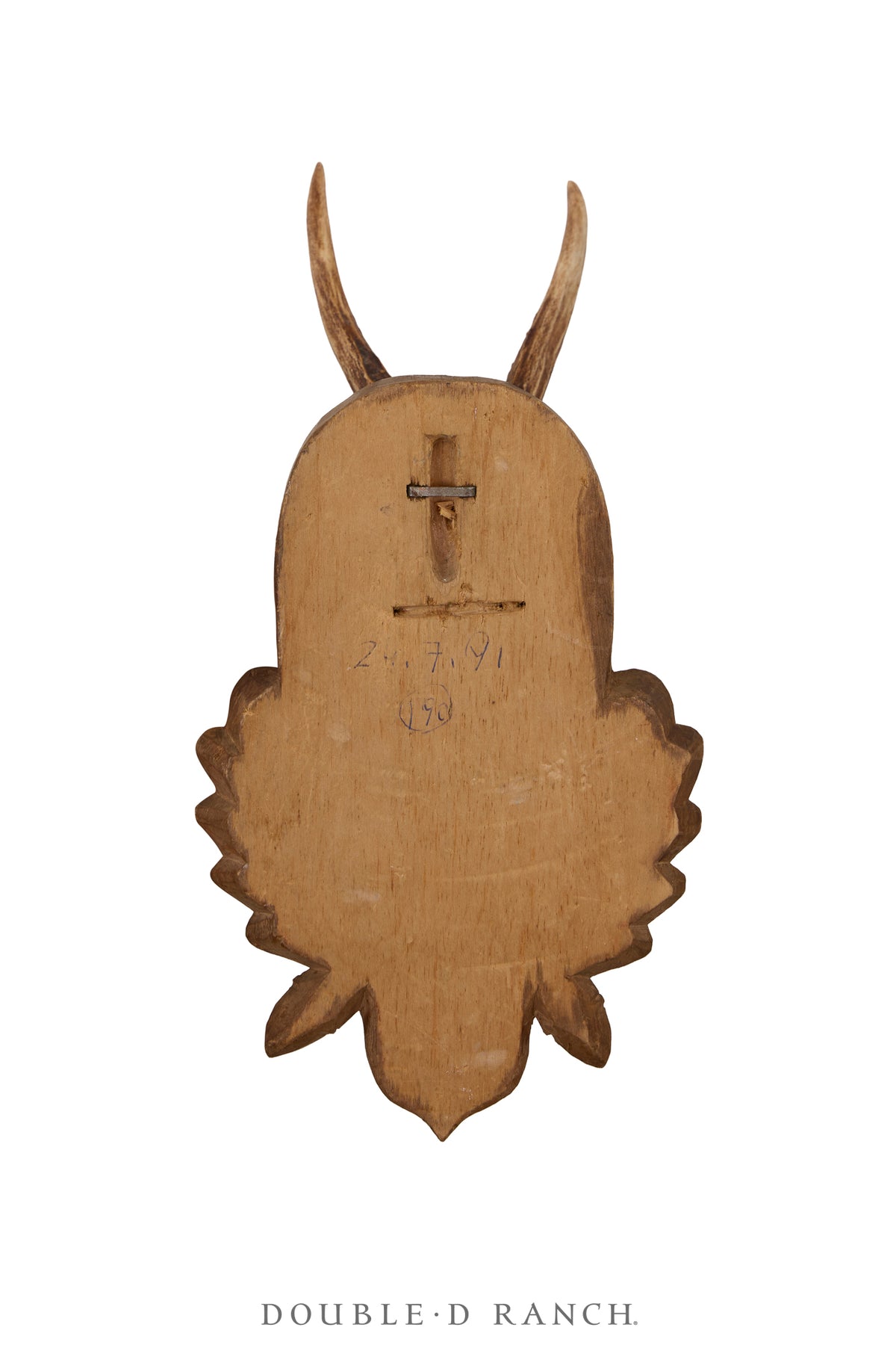 Art, Taxidermy, Roe Deer Antlers, Unique Set of Wall Plaques, France, Vintage ‘70s, 1346