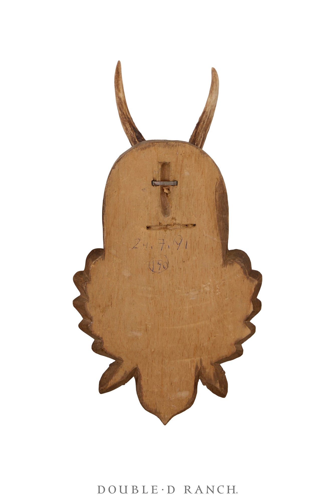 Art, Taxidermy, Roe Deer Antlers, Unique Set of Wall Plaques, France, Vintage ‘70s, 1346