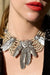 Necklace, Mummy's Bundle, by Double D Ranch, Francesca, Collar, Feathers, 109