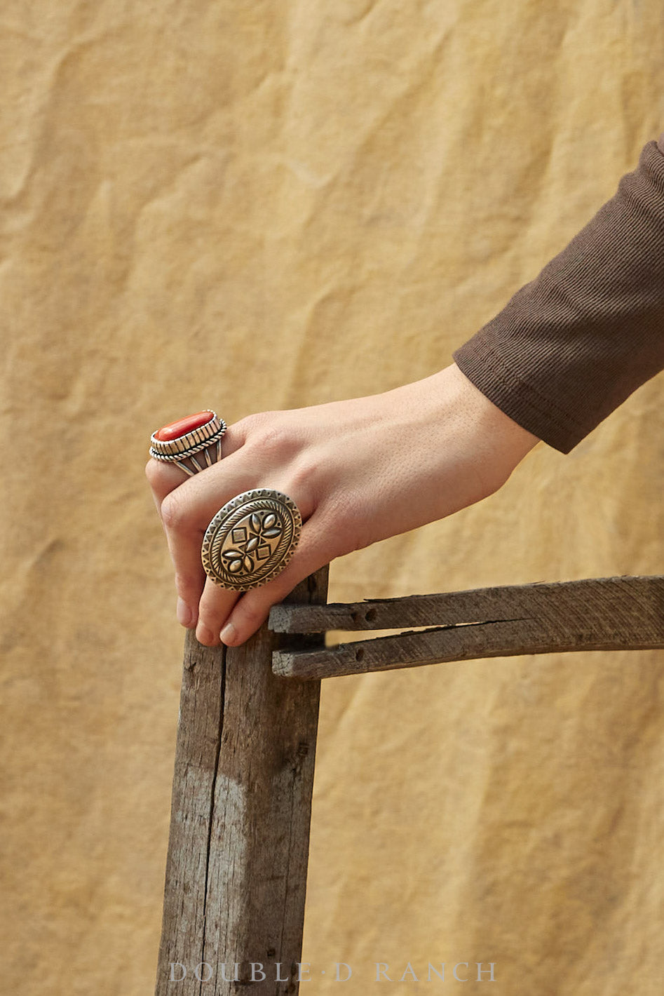 Ring, Concho, Sterling Silver, Hallmark, Contemporary, 1112