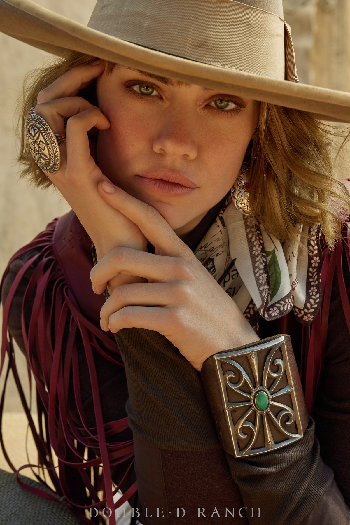 Ring, Concho, Sterling Silver, Hallmark, Contemporary, 1112