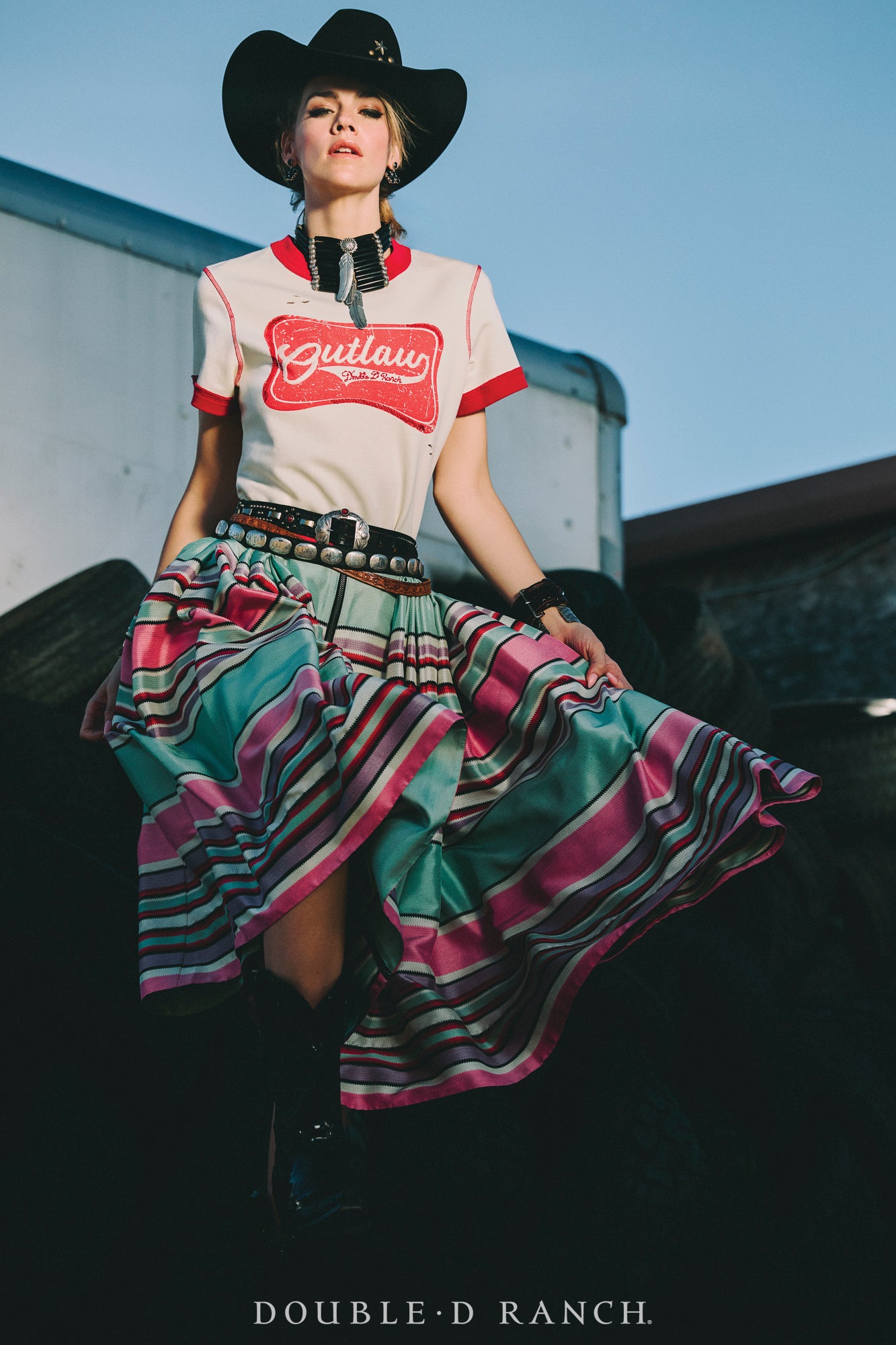 Skirt, Round Top Serape