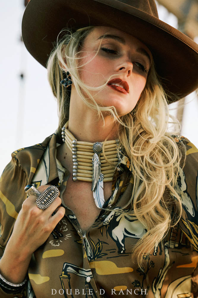 Necklace, Mummy's Bundle, by Double D Ranch, Winona, Choker, 101A
