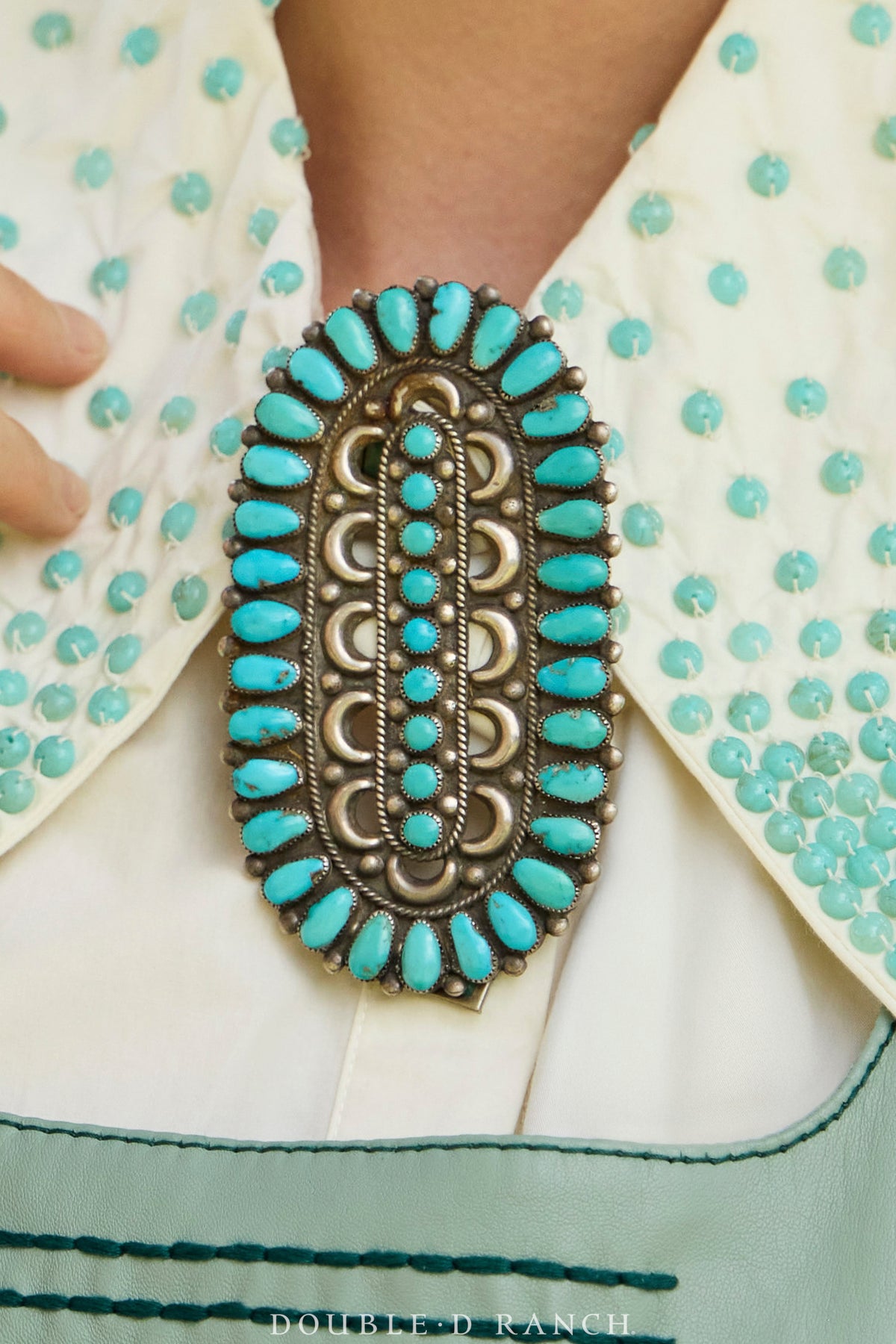 Pin, Cluster, Turquoise, Bar, Hallmark, Vintage, 675