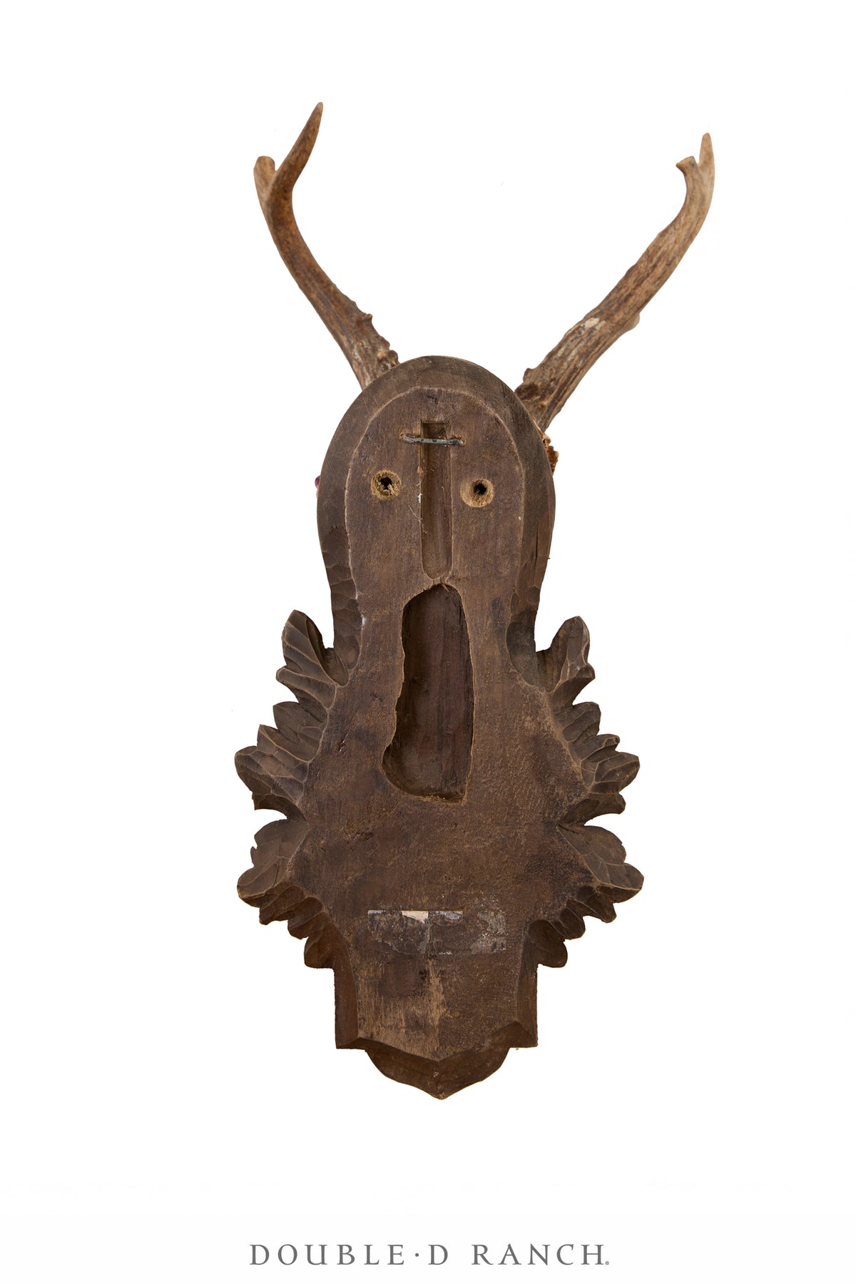 Art, Taxidermy, Roe Deer Antlers, Pair of Wall Plaques, France, Vintage ‘80s, 1344