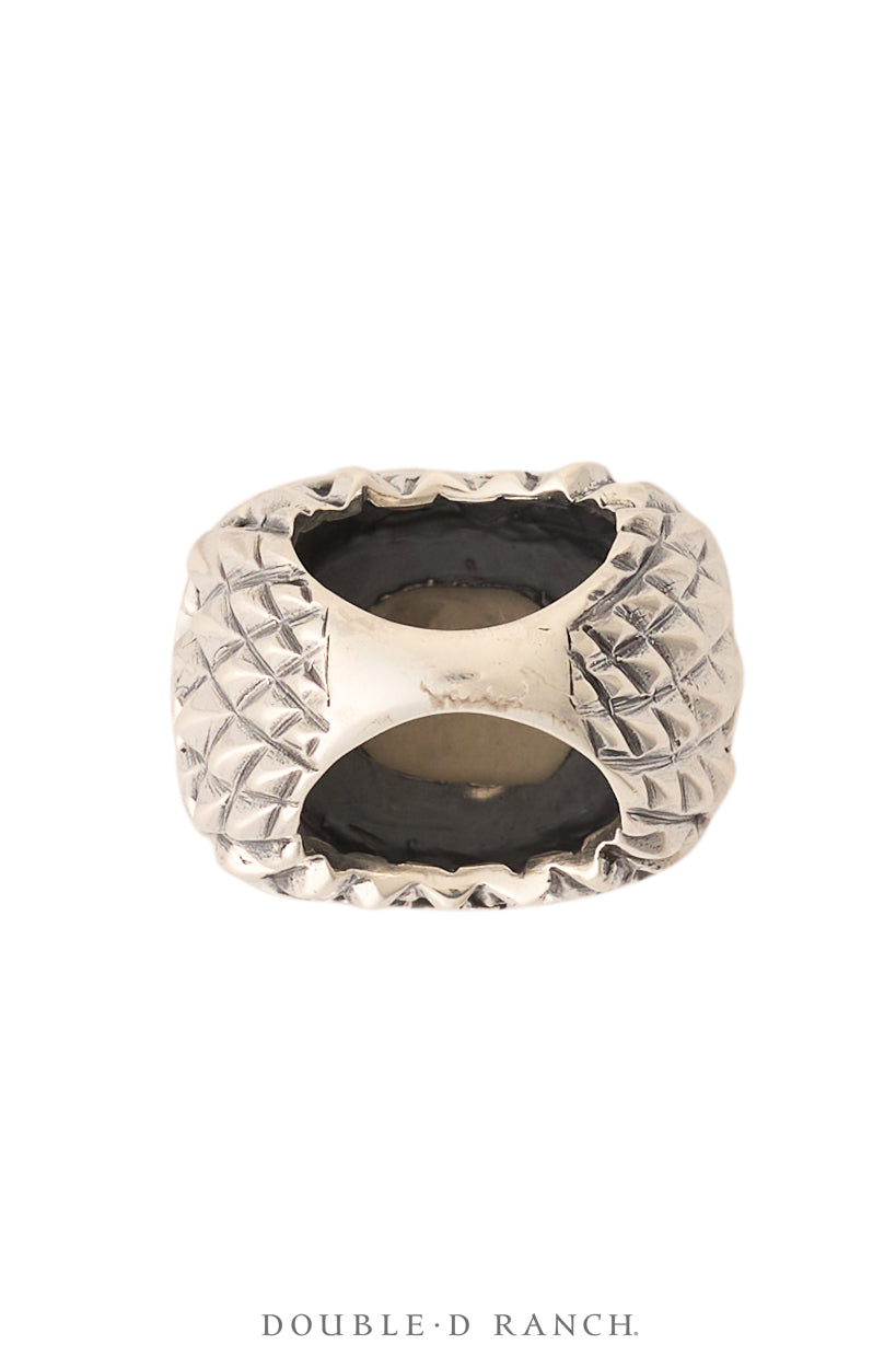 Ring, Dian Malouf, Statement, Railroad China, Union Jack, Hallmark, Contemporary, 1818