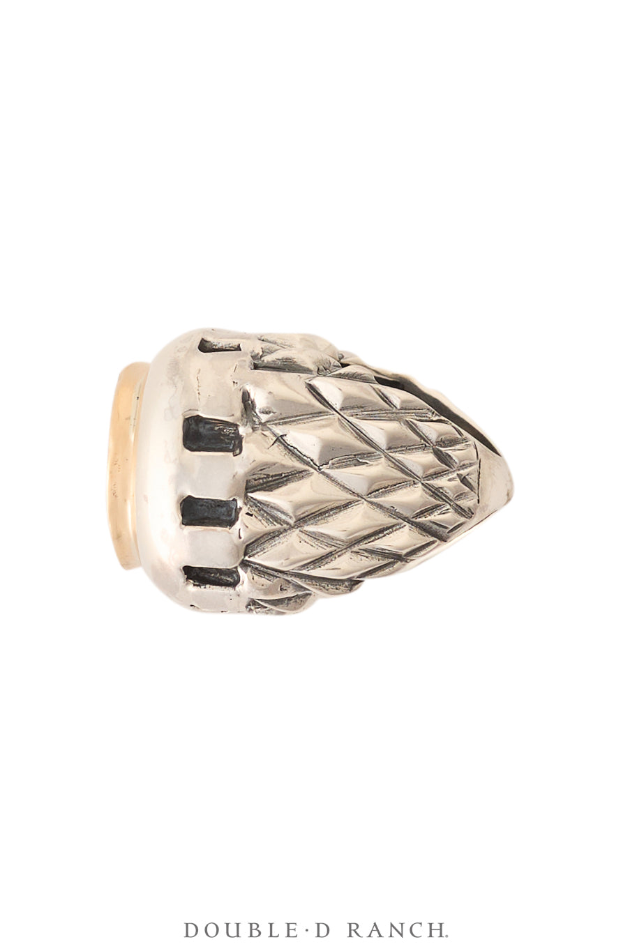 Ring, Dian Malouf, Statement, Railroad China, Union Jack, Hallmark, Contemporary, 1818