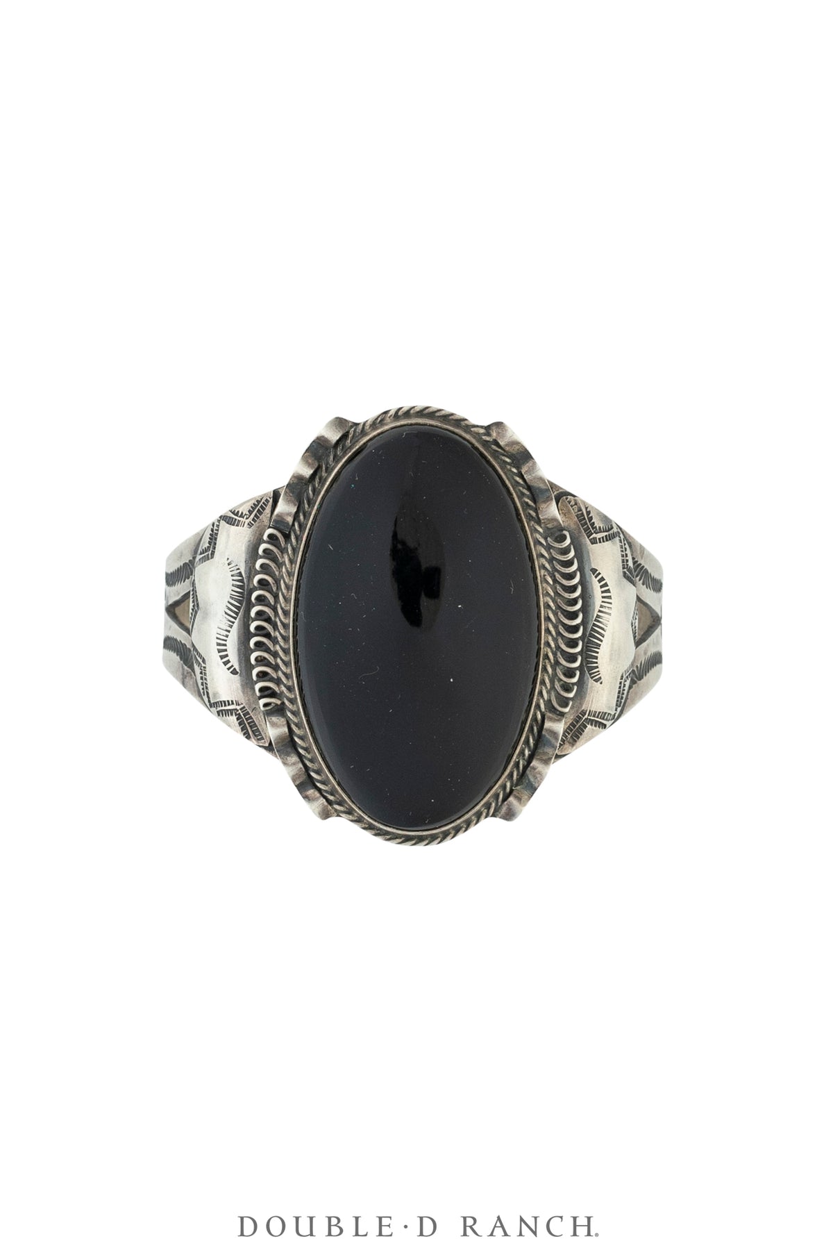 Cuff, Natural Stone, Onyx, Mark, Vintage ‘70s, 3865