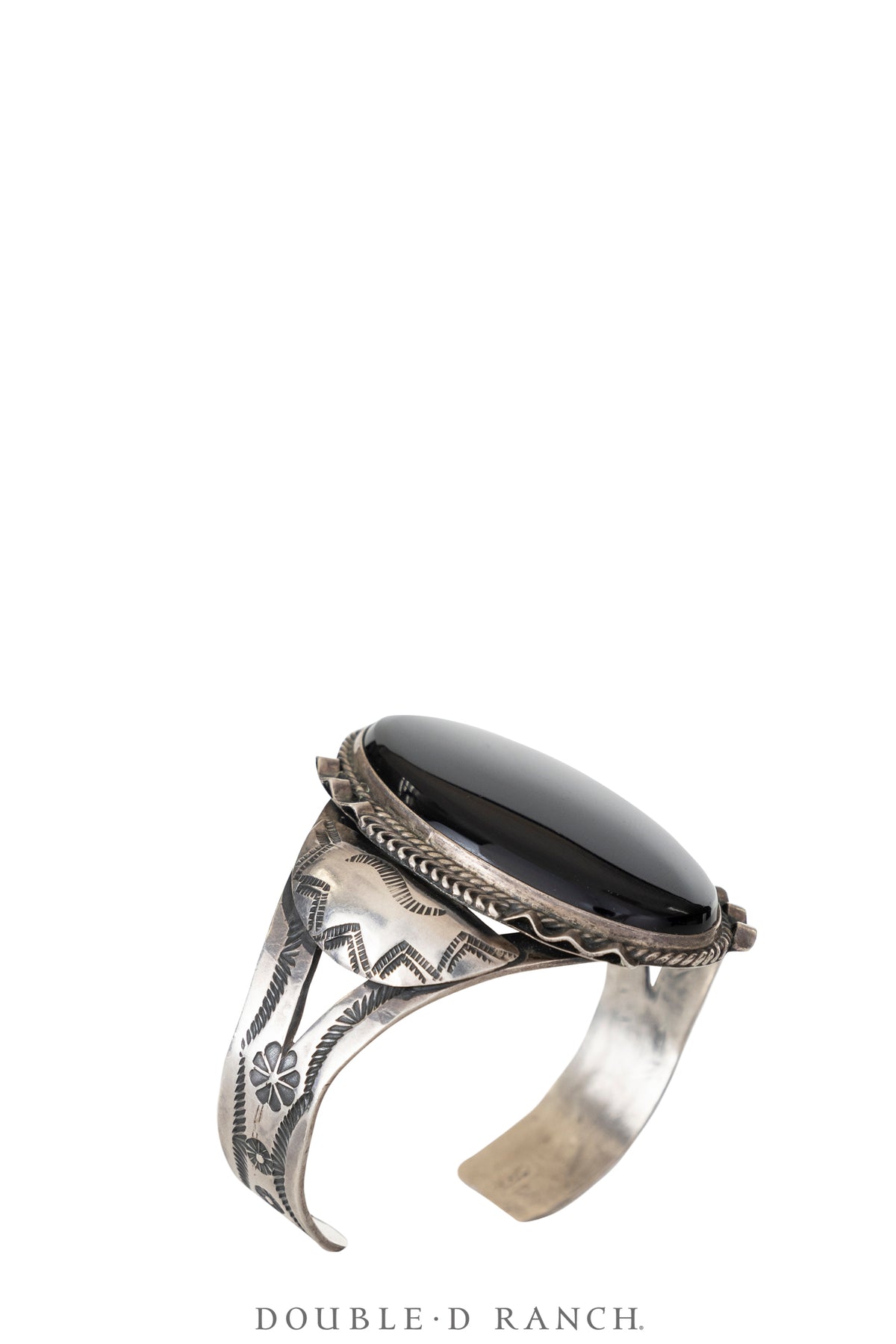 Cuff, Natural Stone, Onyx, Mark, Vintage ‘70s, 3865