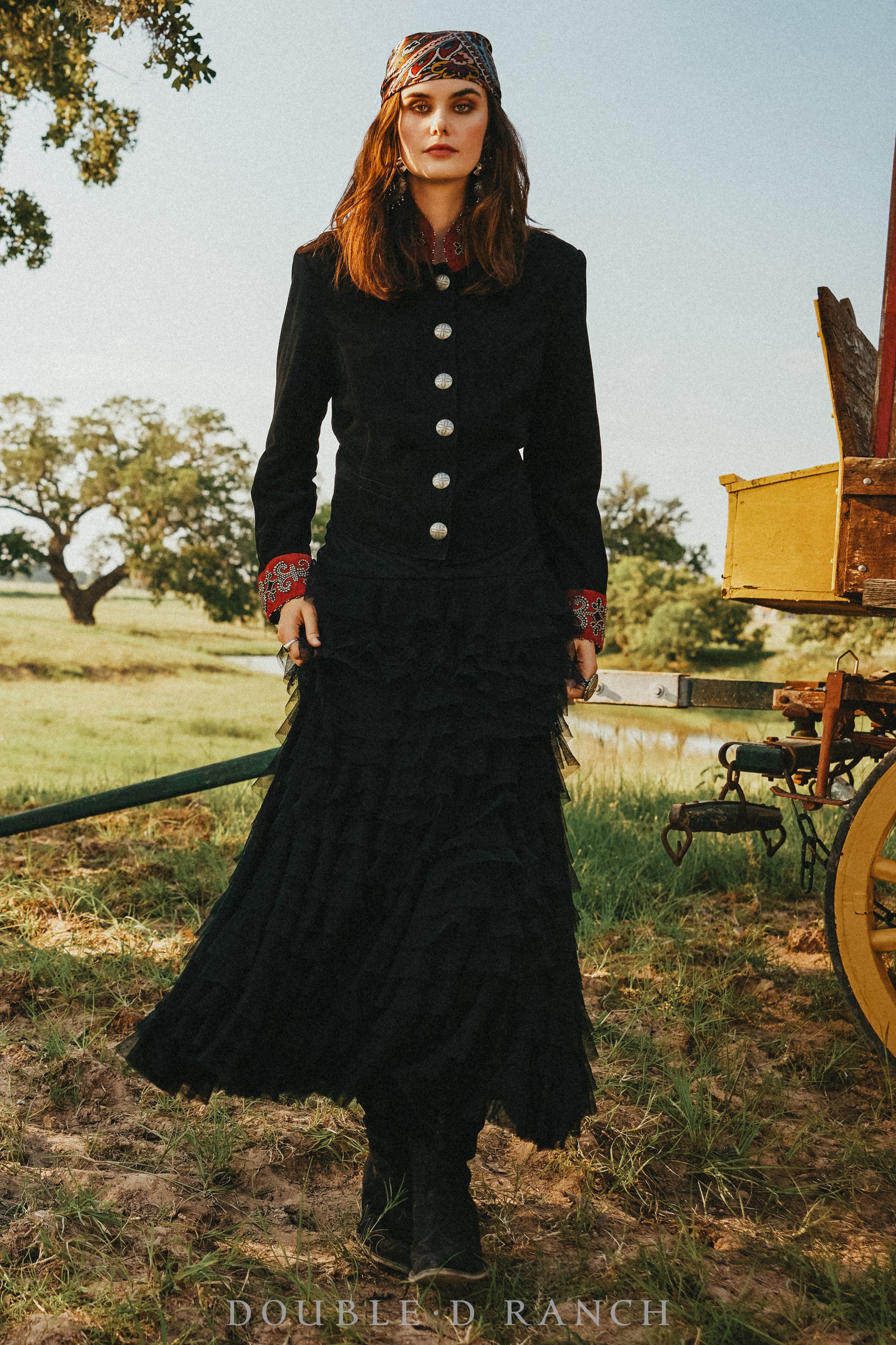 Skirt, Rita Ruffle - Double D Ranch