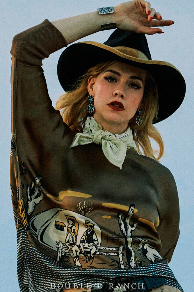 Top, Oil Camp Poncho