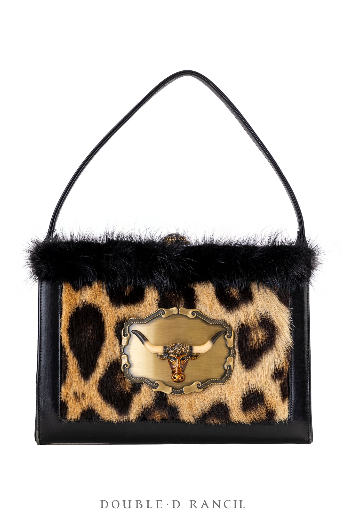 Bag, Silver Label, Hair On, Longhorn Buckle, Repurposed, 1416