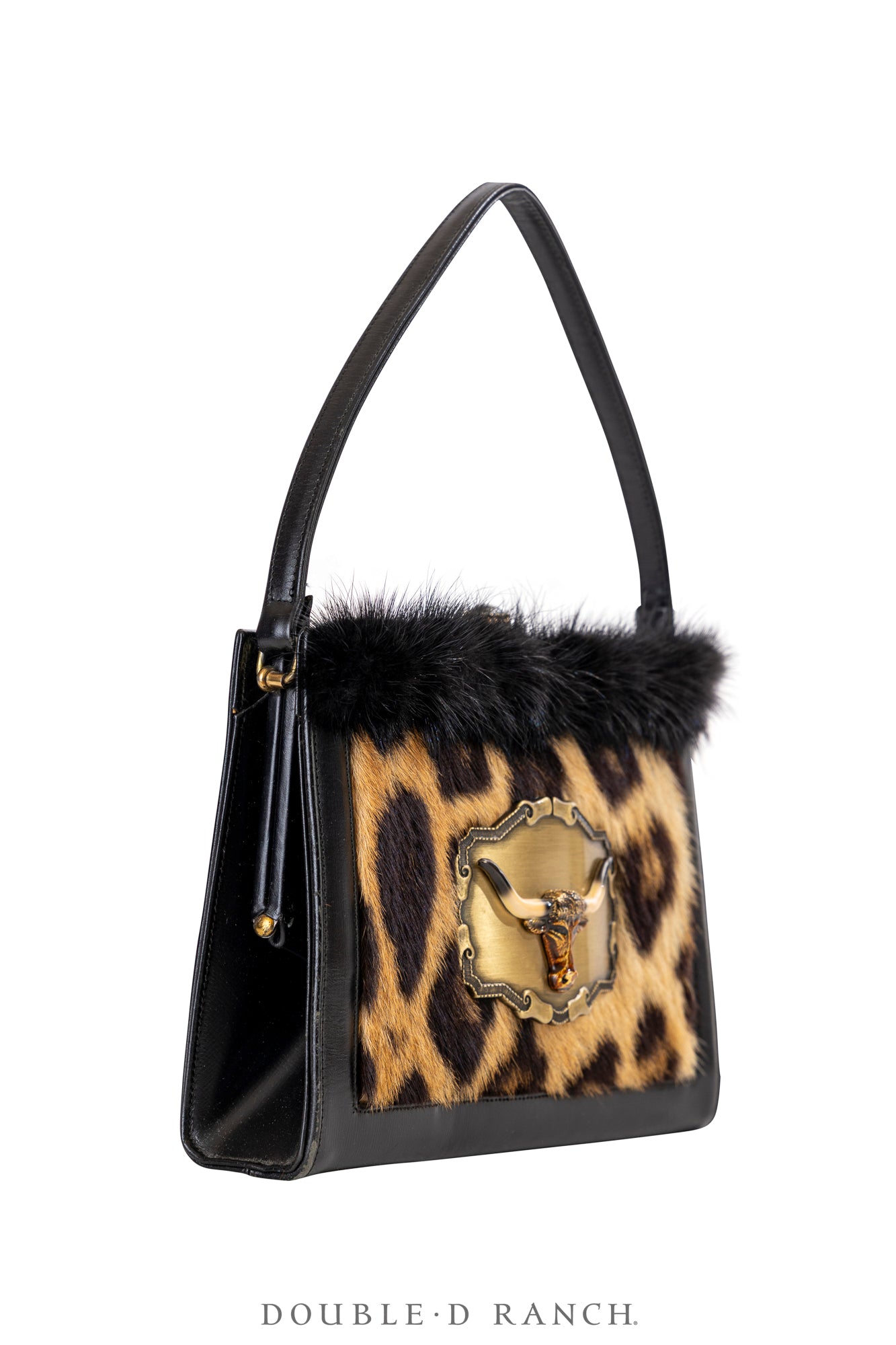 Bag, Silver Label, Hair On, Longhorn Buckle, Repurposed, 1416