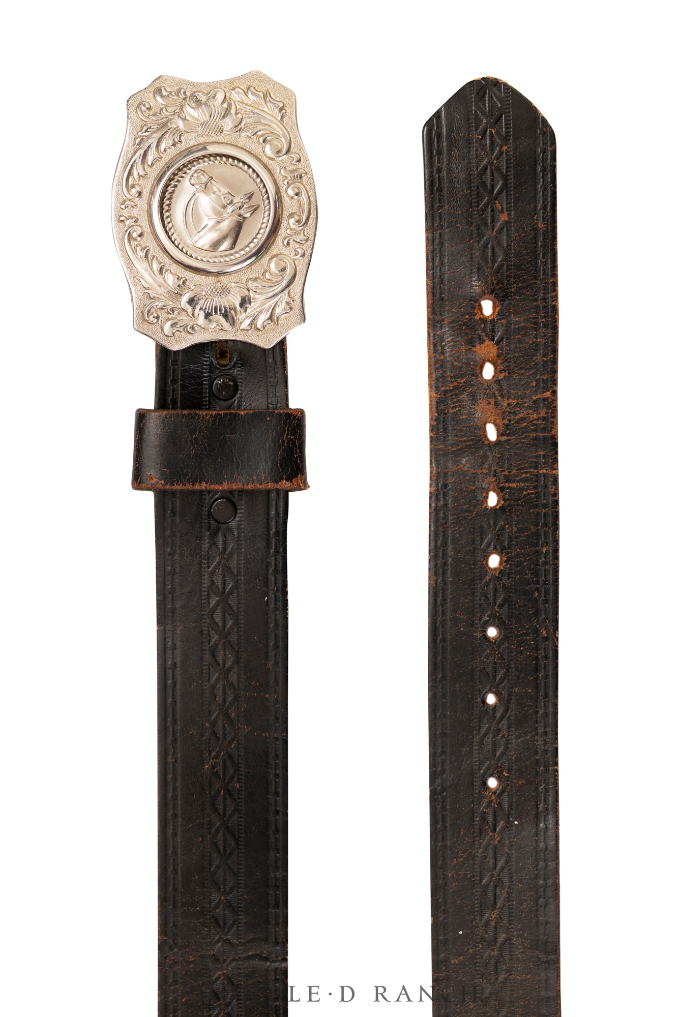 Belt, A Vintage, Buckle, Kitsch, Horse Medallion, Hallmark, Vintage, 852