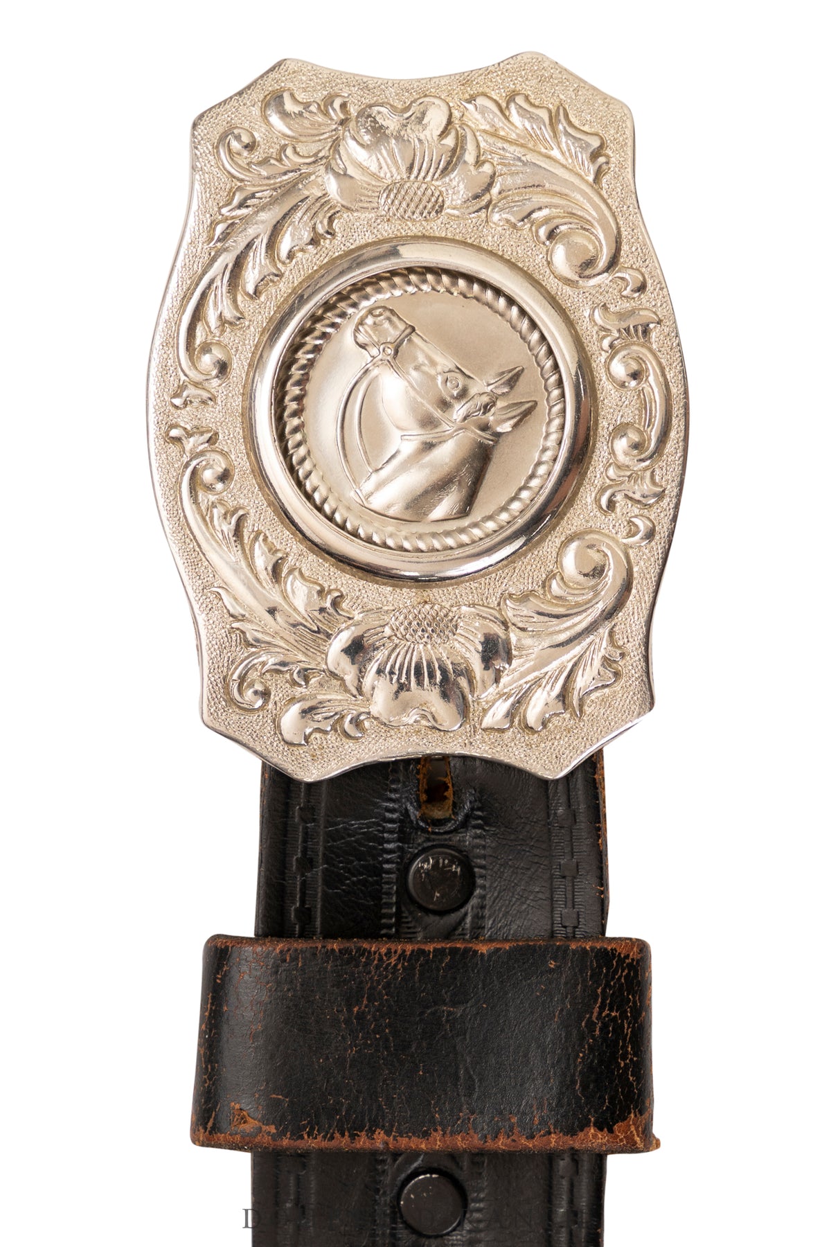Belt, A Vintage, Buckle, Kitsch, Horse Medallion, Hallmark, Vintage, 852