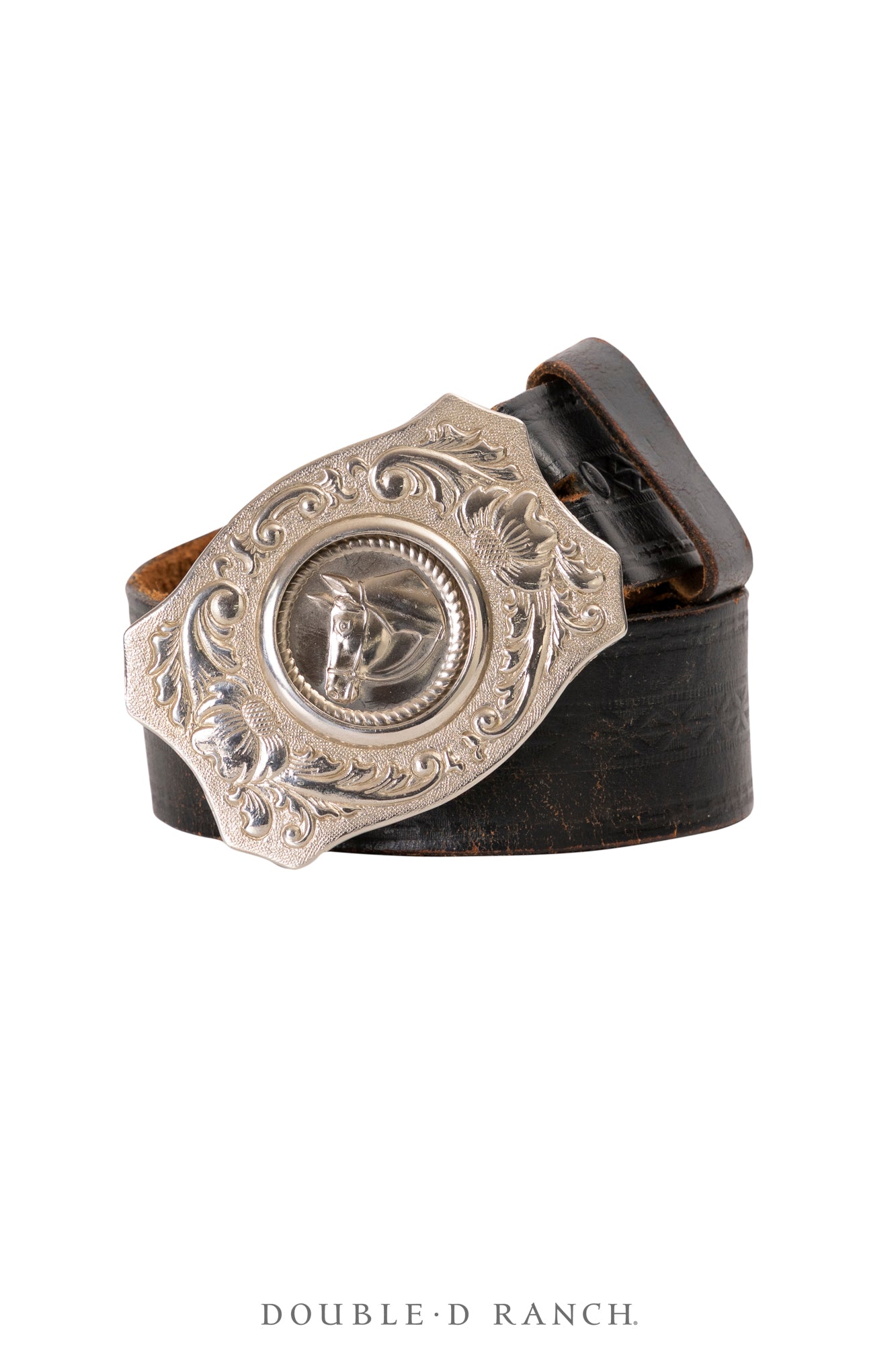 Belt, A Vintage, Buckle, Kitsch, Horse Medallion, Hallmark, Vintage, 852