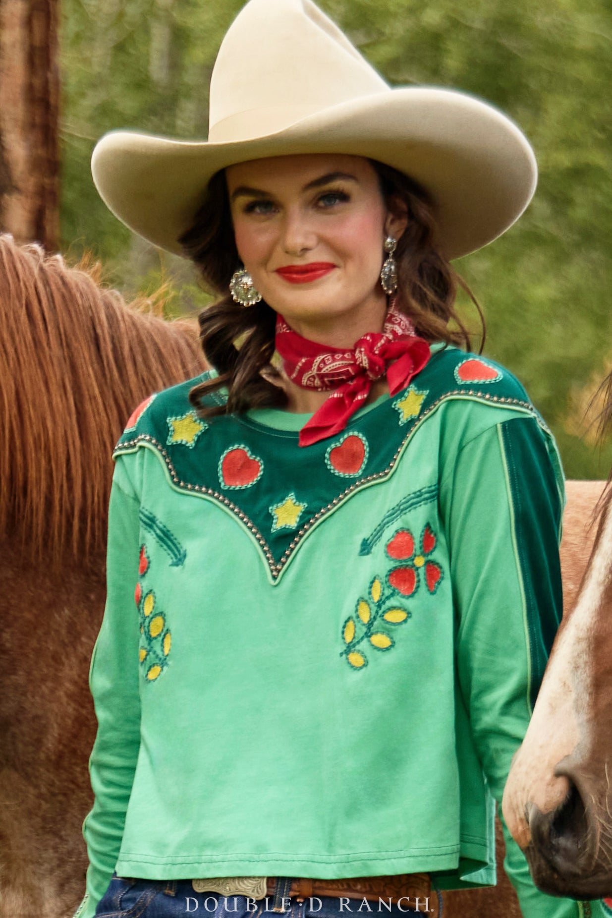 Earrings, Concho, Western Engraved, Longhorn, Contemporary, 1299