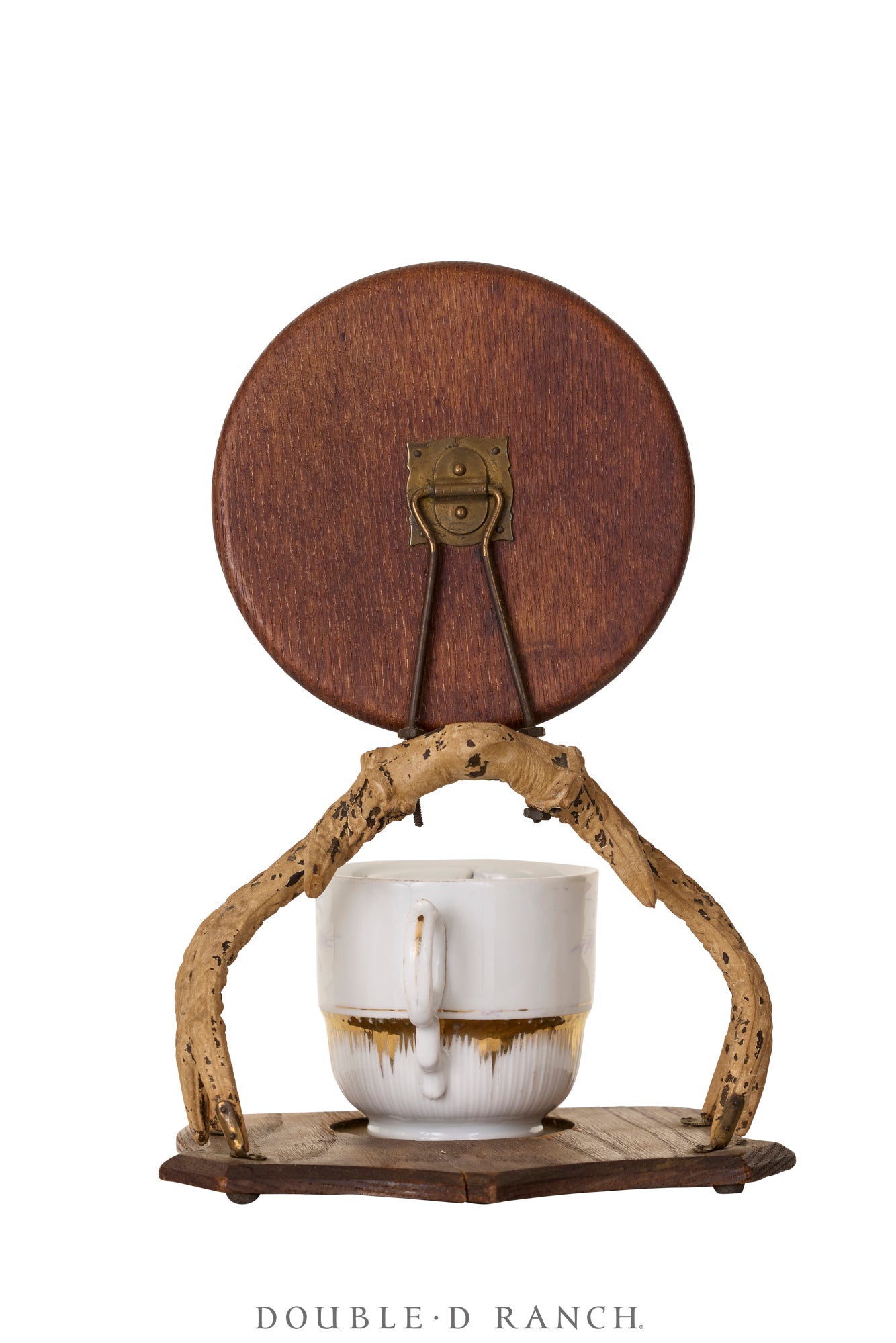 Miscellaneous, Display, Counter Mirror, Horn Shaving, Antique, 1112