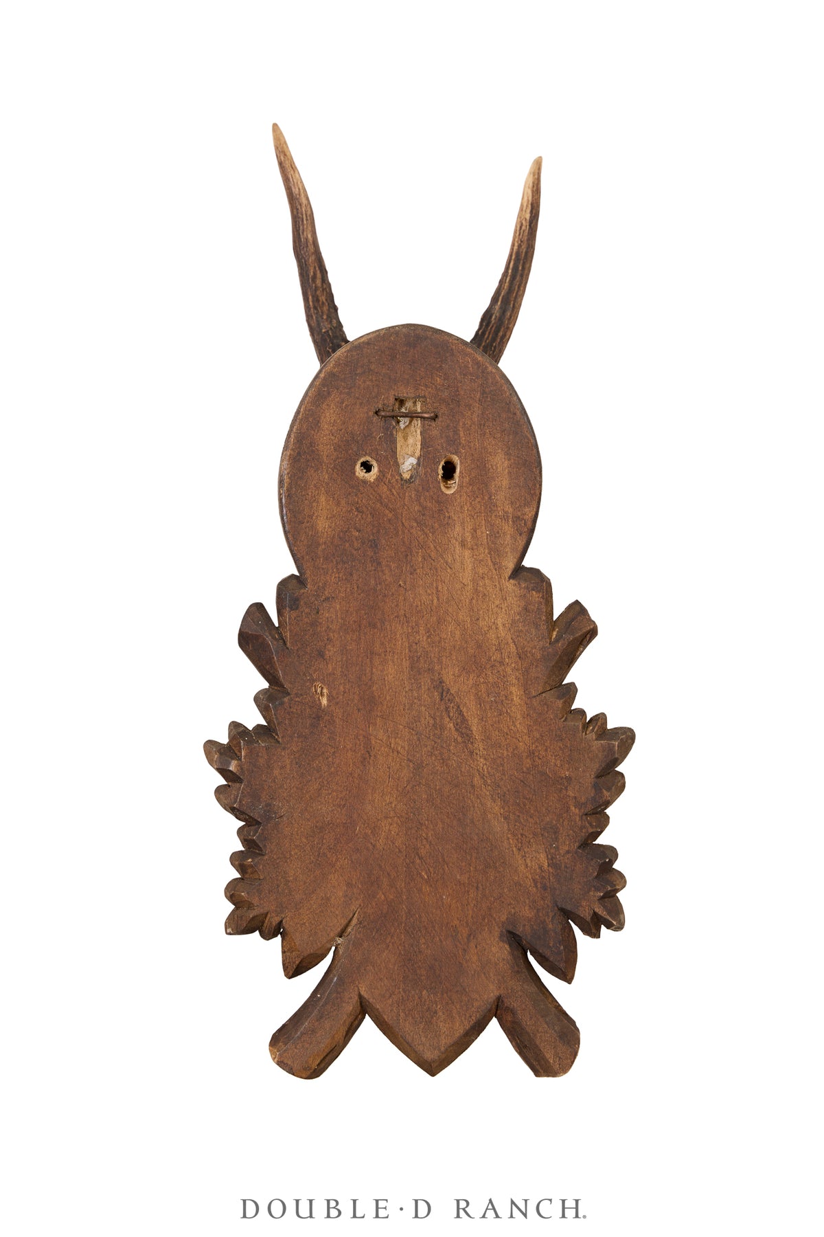 Art, Taxidermy, Roe Deer Antlers, Pair of Wall Plaques, France, Vintage ‘70s, 1343