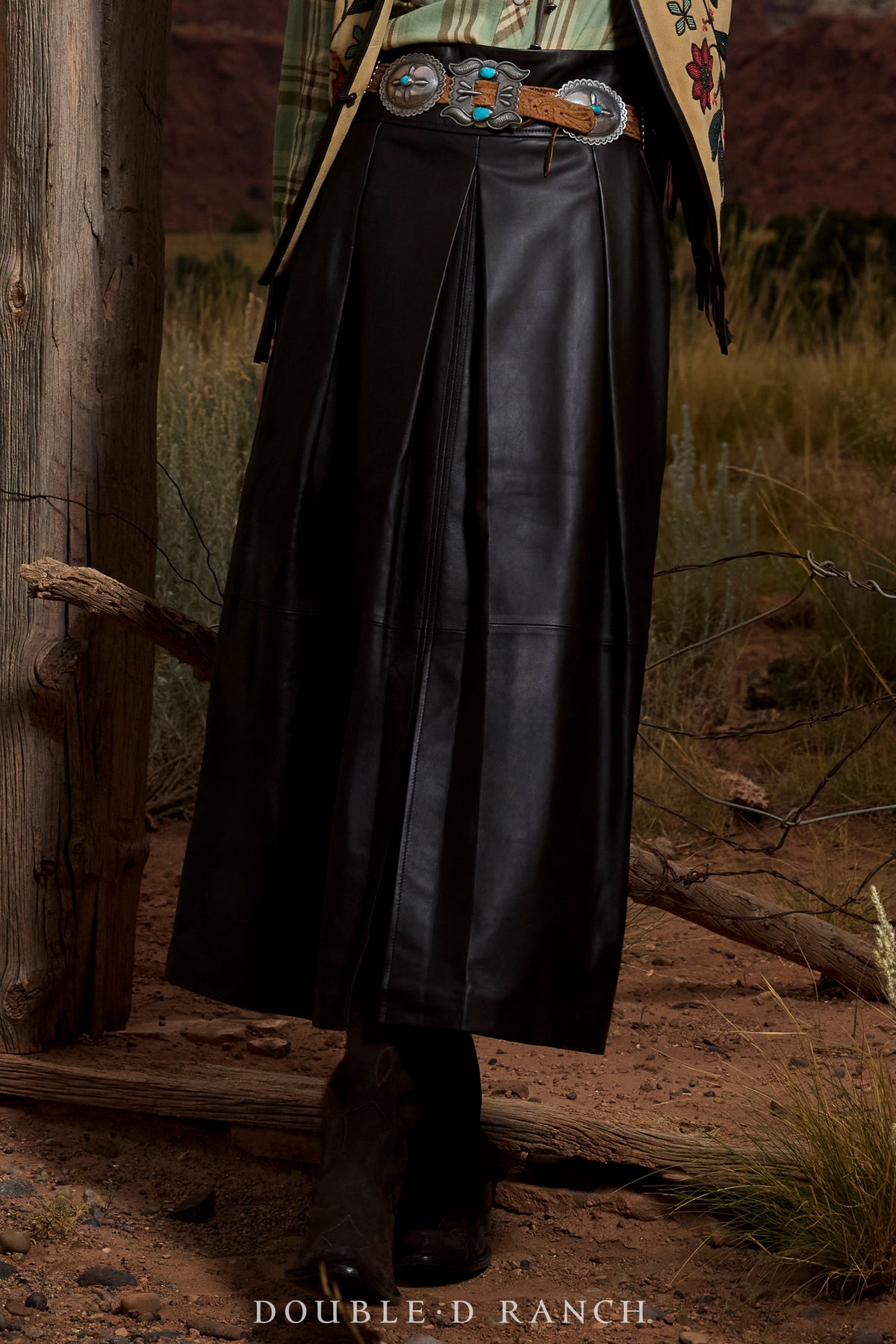 Skirt, The Josie Leather