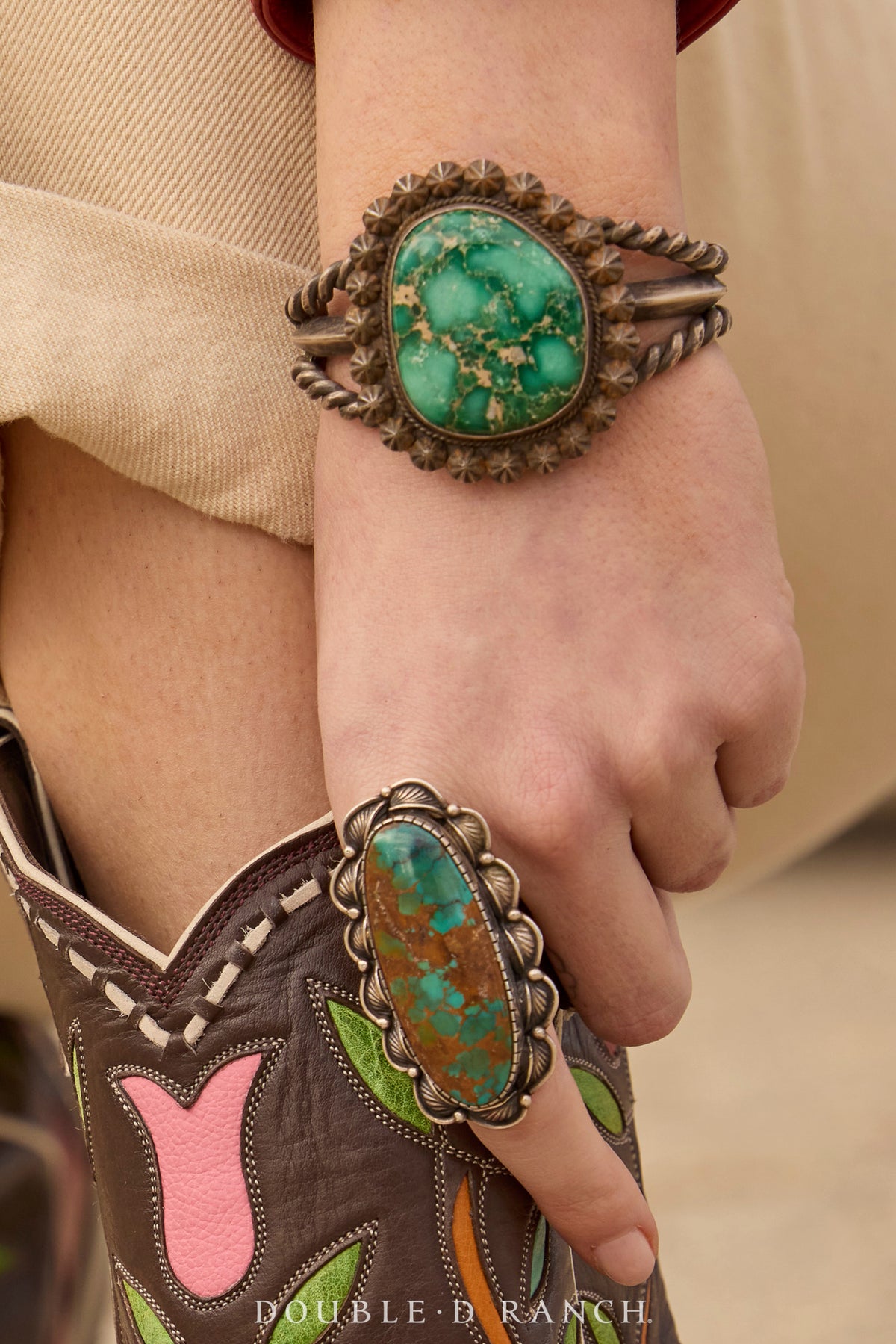 Cuff, Specimen, Veracite, 72 cts., Broken Arrow Mine, Single Stone, Hallmark, 3961