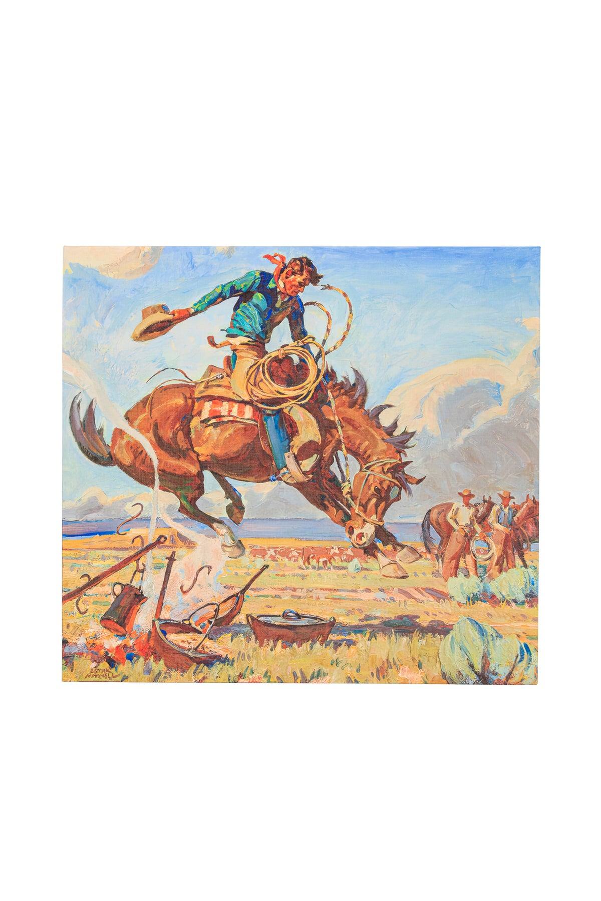 Art, Gicleé, Lots of Spunk, Canvas, A. R. Mitchell,  Contemporary, 1323