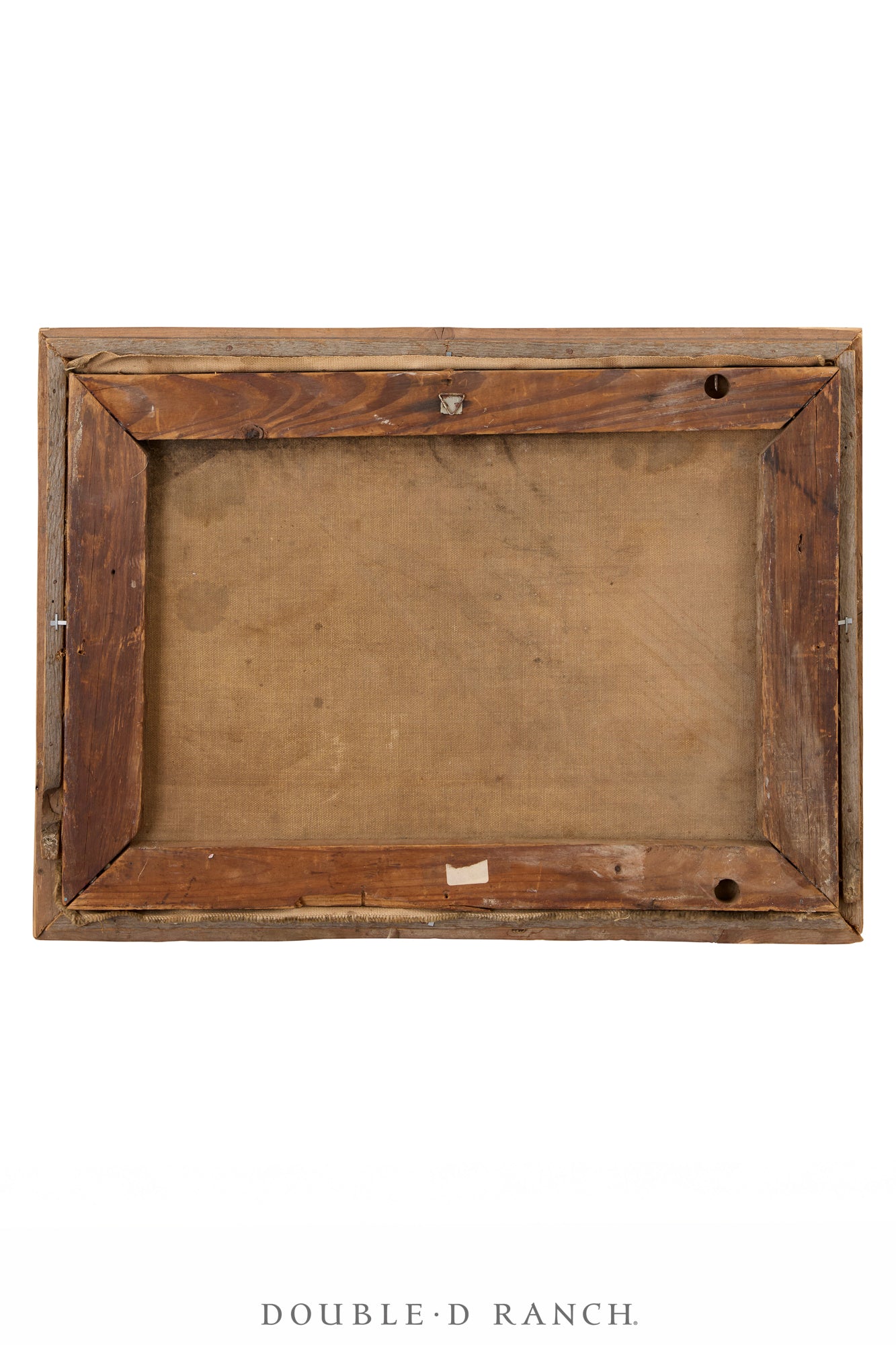 Art, Oil on Canvas, Cowboys Roping a Steer, Signed, Vintage, Early 20th Century, 1351