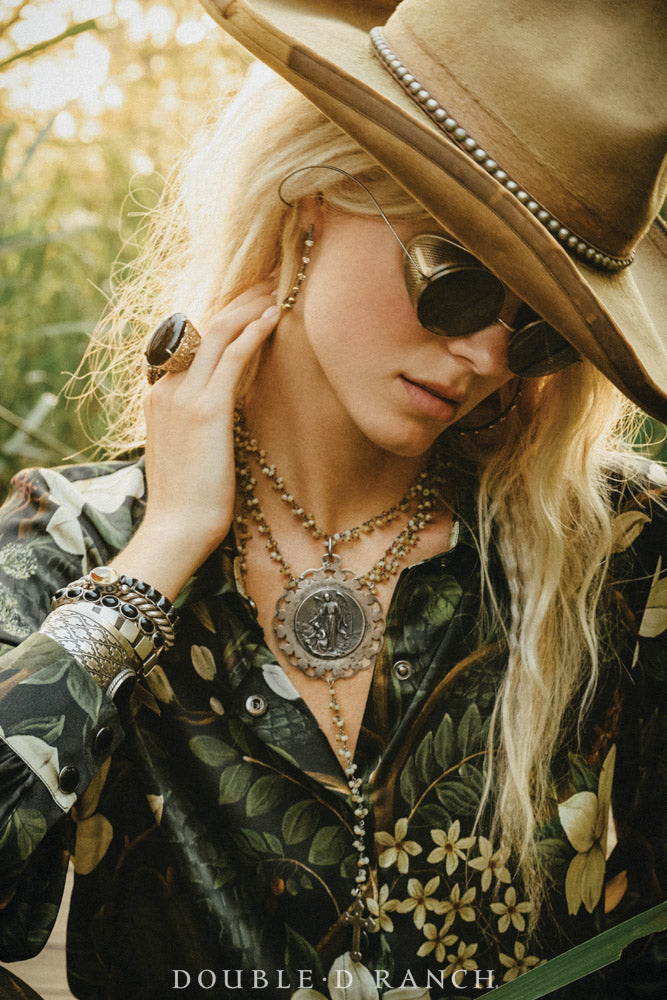 Necklace, MB, Pendant, Double Neck, Religious Medallions, Contemporary, 3991