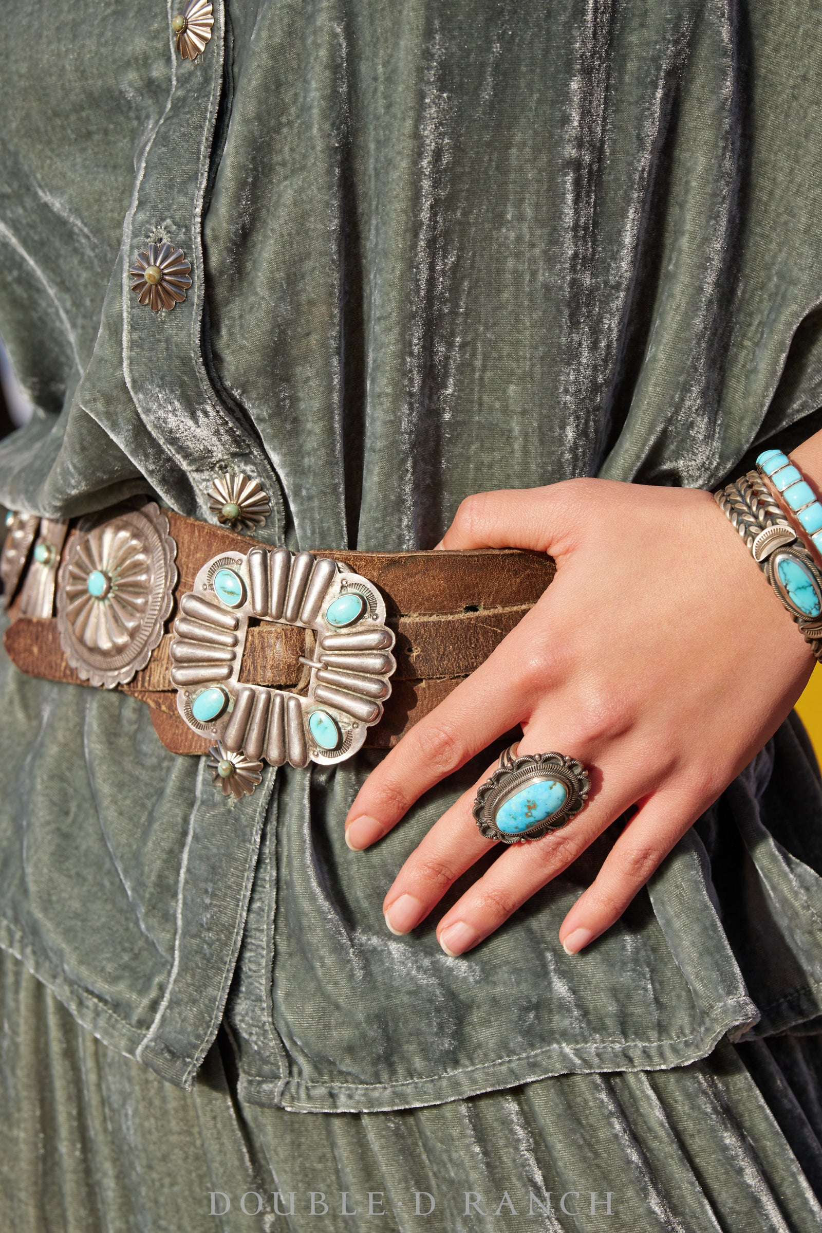 Turquoise Concho Belt 2024