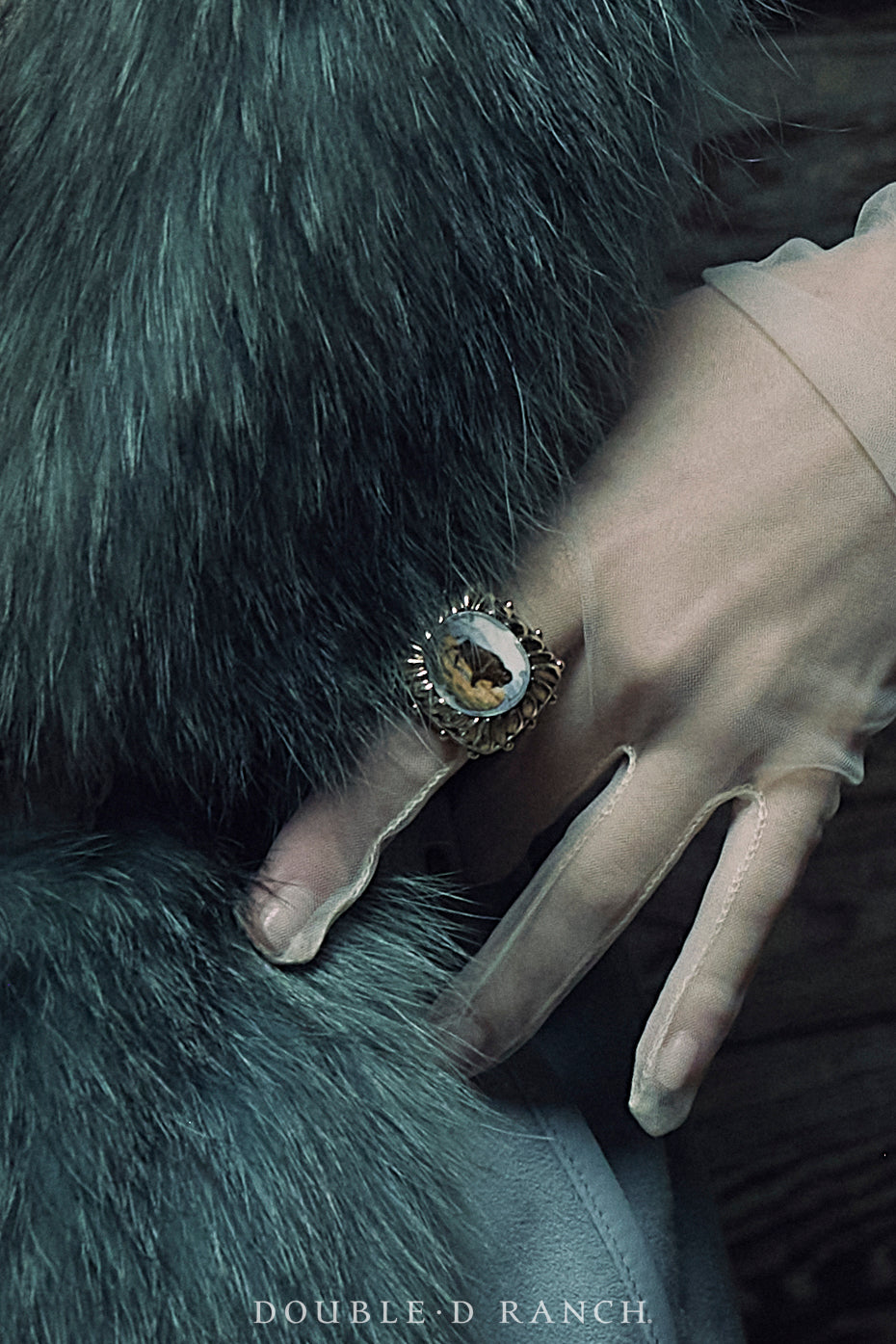 Ring, Buffalo, Railroad China, Dian Malouf, Contemporary, 1856