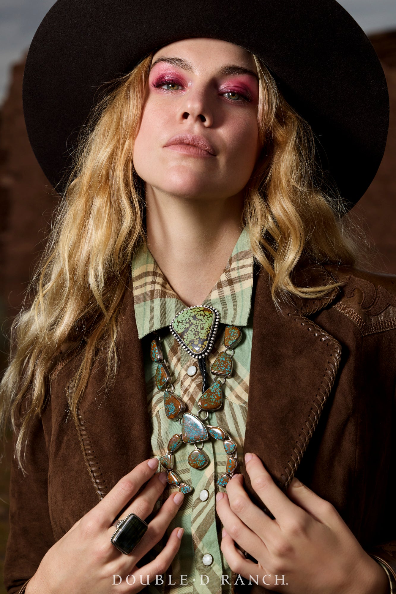 Necklace, Squash Blossom, Turquoise, Carmel Matrix, Beautiful Balance, Hallmark, Contemporary, 3576