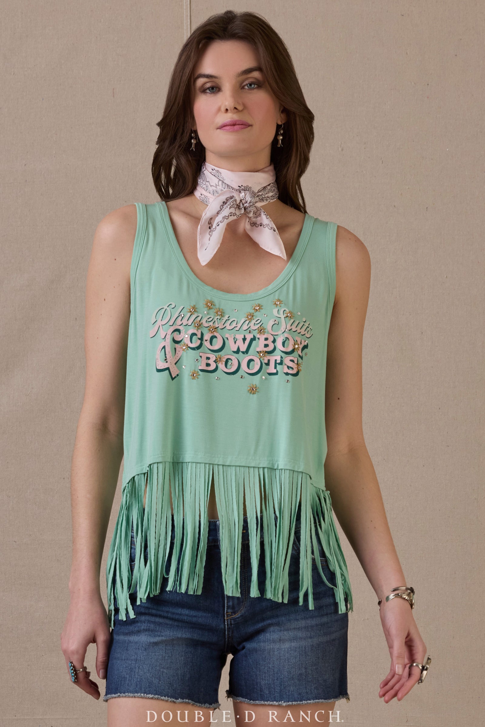 Top, Rhinestone Suits & Cowboy Boots Tank
