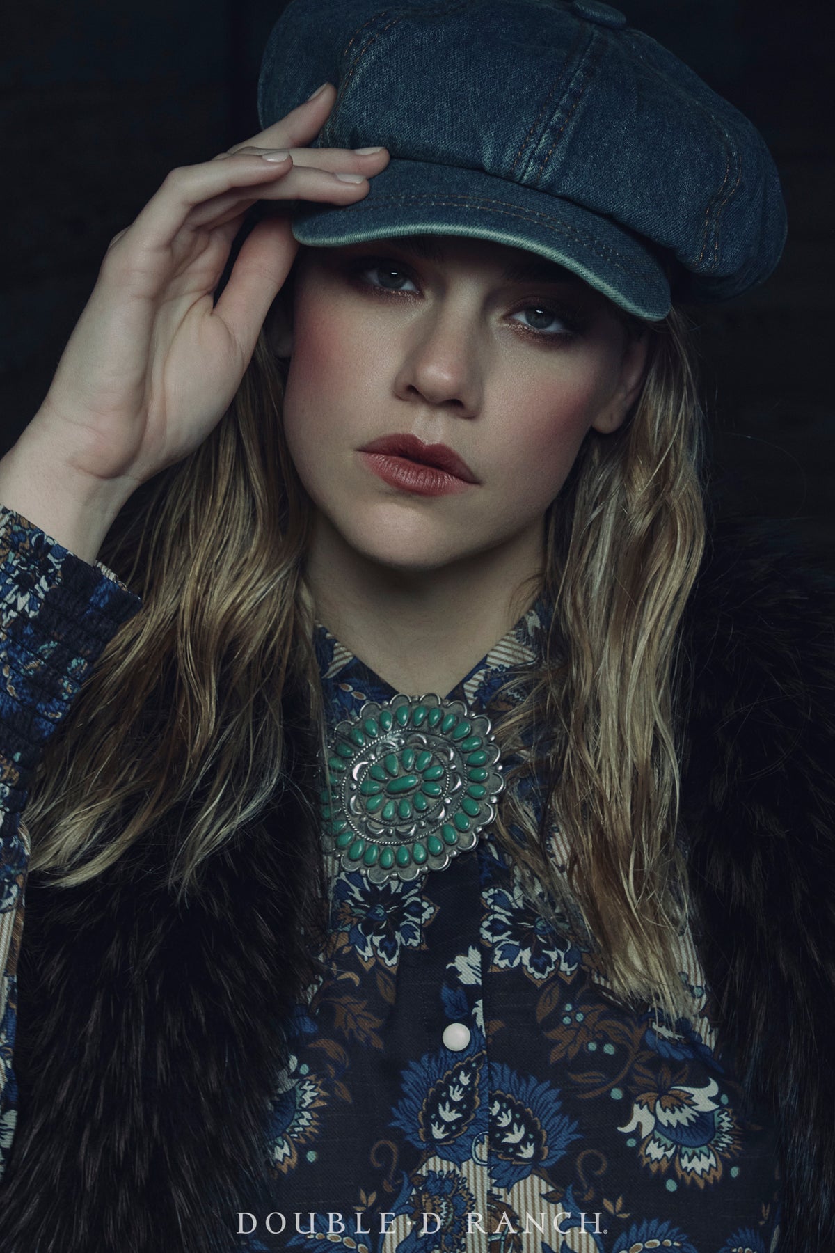 Pin & Pendant, Cluster, Turquoise, Known Maker, Old Pawn ‘40s, 1156