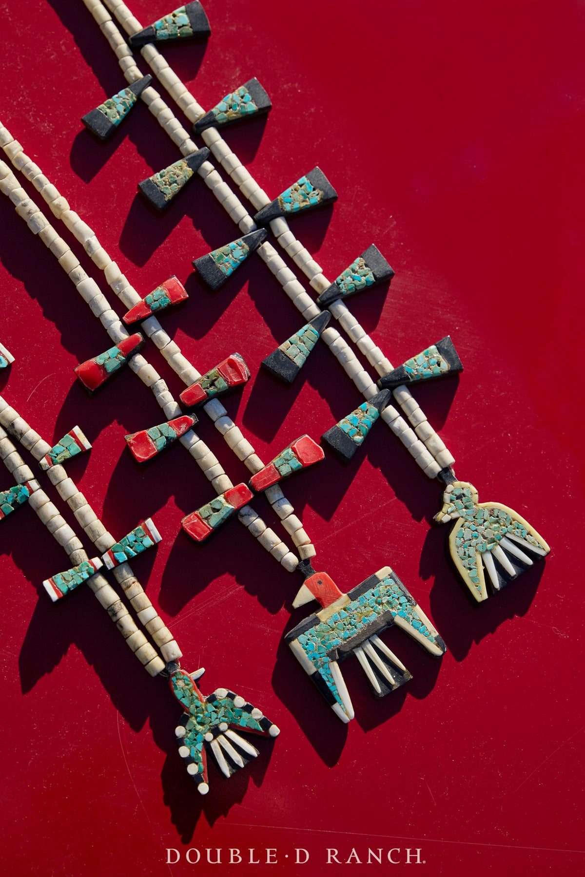 Necklace, Thunderbird, Santo Domingo Depression, Battery Bird, Vintage, 1226